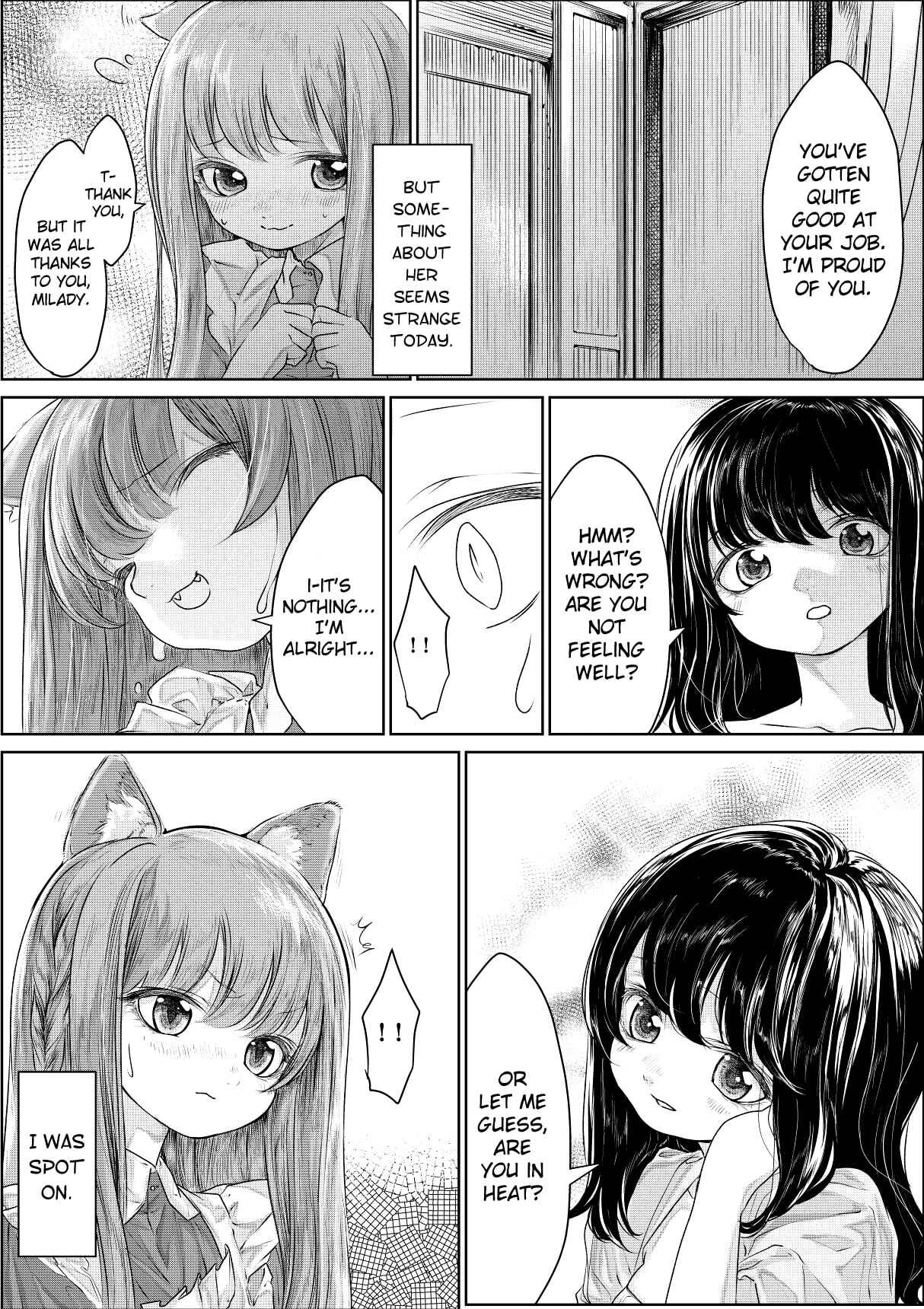 Cat Maid and Mistress Chapter 1: Master and Servant Yuri work where a Nekomimi maid and her young lady flirt - Page 2