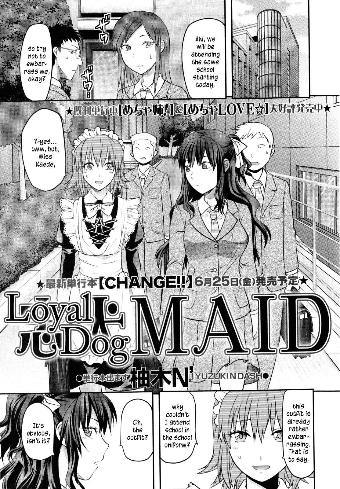 CHANGE!! Chapter 3: Loyal Dog Maid - Page 1