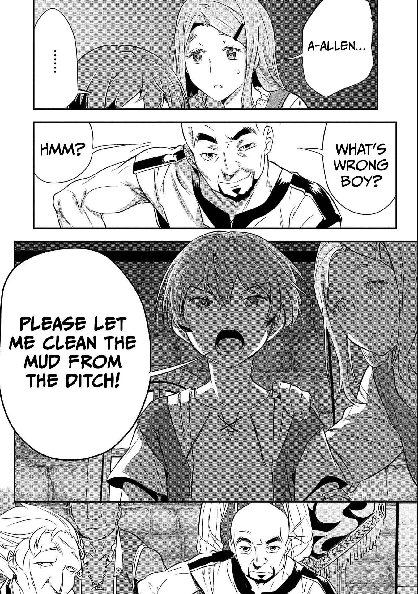 Chounin A wa Akuyaku Reijou o Doushitemo Sukuitai: Dobu to Sora to Koori no Himegimi Chapter 2: Cleaning out mud from a ditch - Page 3