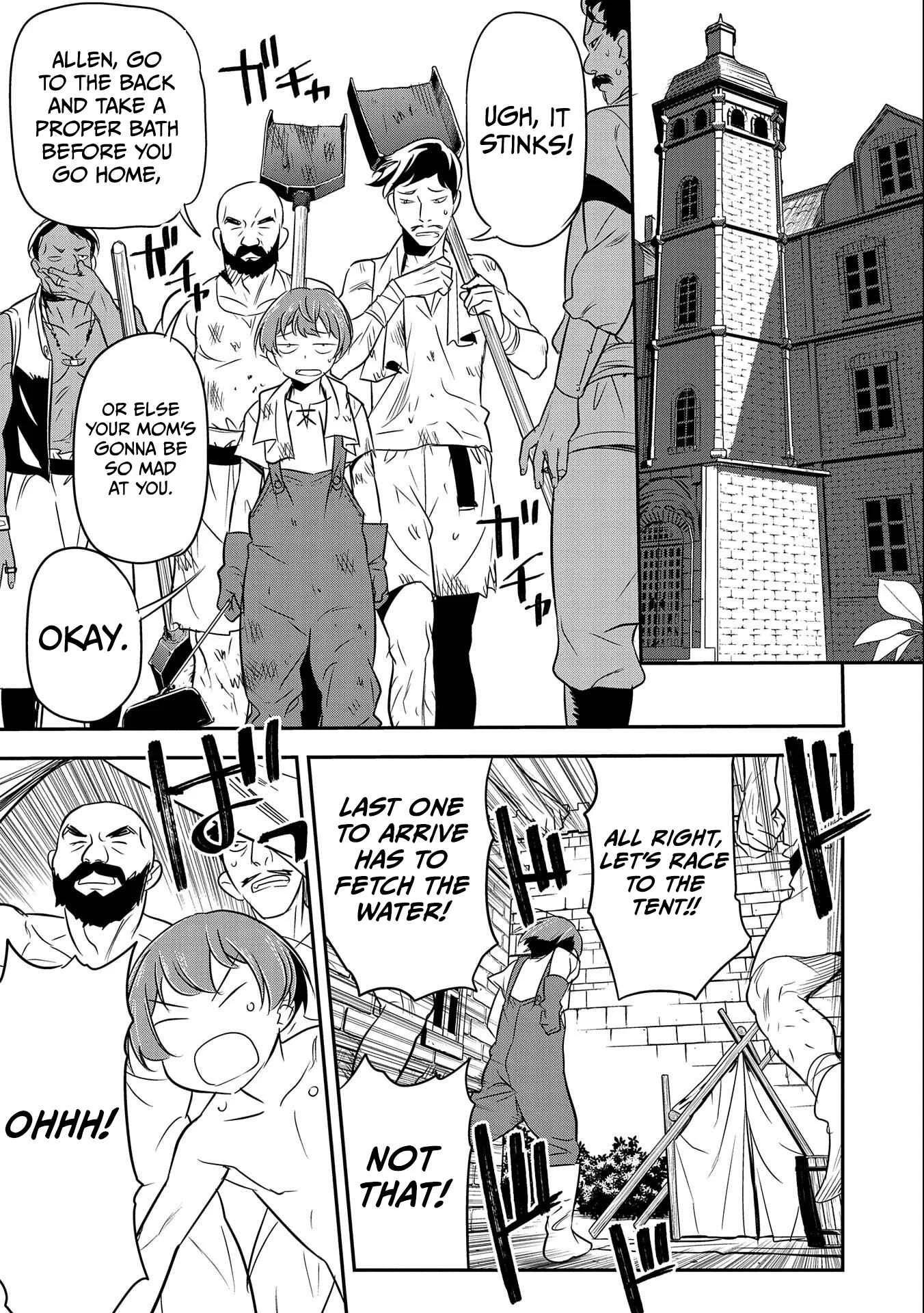 Chounin A wa Akuyaku Reijou o Doushitemo Sukuitai: Dobu to Sora to Koori no Himegimi Chapter 2: Cleaning out mud from a ditch - Page 18