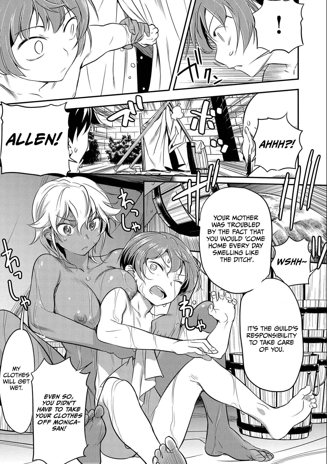 Chounin A wa Akuyaku Reijou o Doushitemo Sukuitai: Dobu to Sora to Koori no Himegimi Chapter 2: Cleaning out mud from a ditch - Page 20