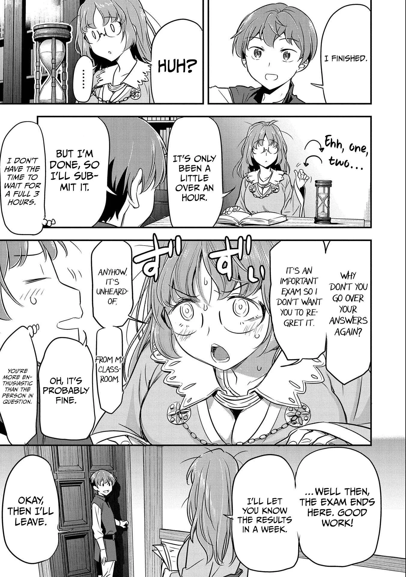 Chounin A wa Akuyaku Reijou o Doushitemo Sukuitai: Dobu to Sora to Koori no Himegimi Chapter 4: Graduation - Page 14