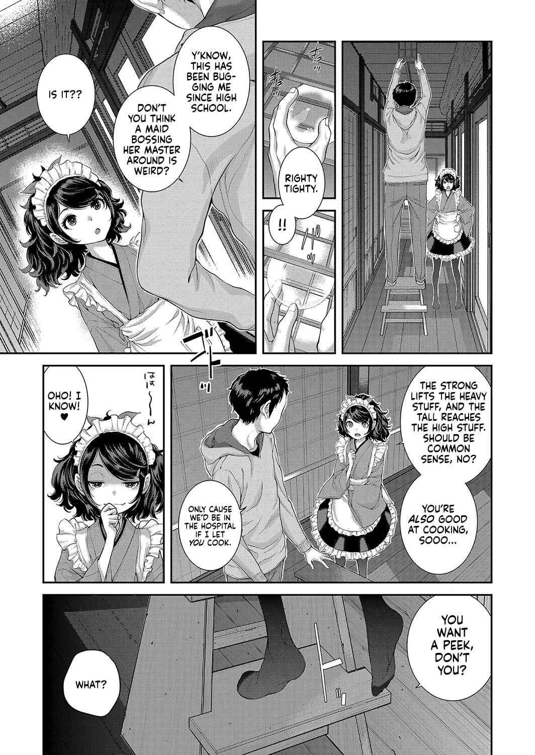Cosplay Maid ga Ikagawashii Chapter 1: Youjou-Senpai Can't Reach It - Page 14