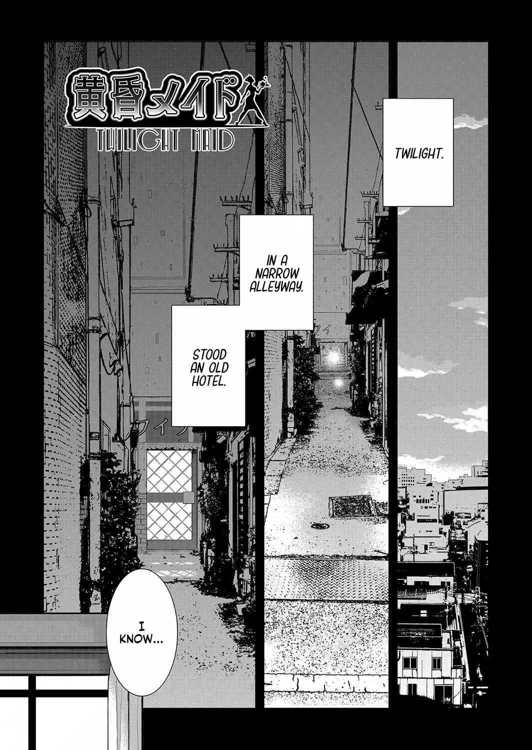 Cosplay Maid ga Ikagawashii Chapter 4: Twilight Maid - Page 1