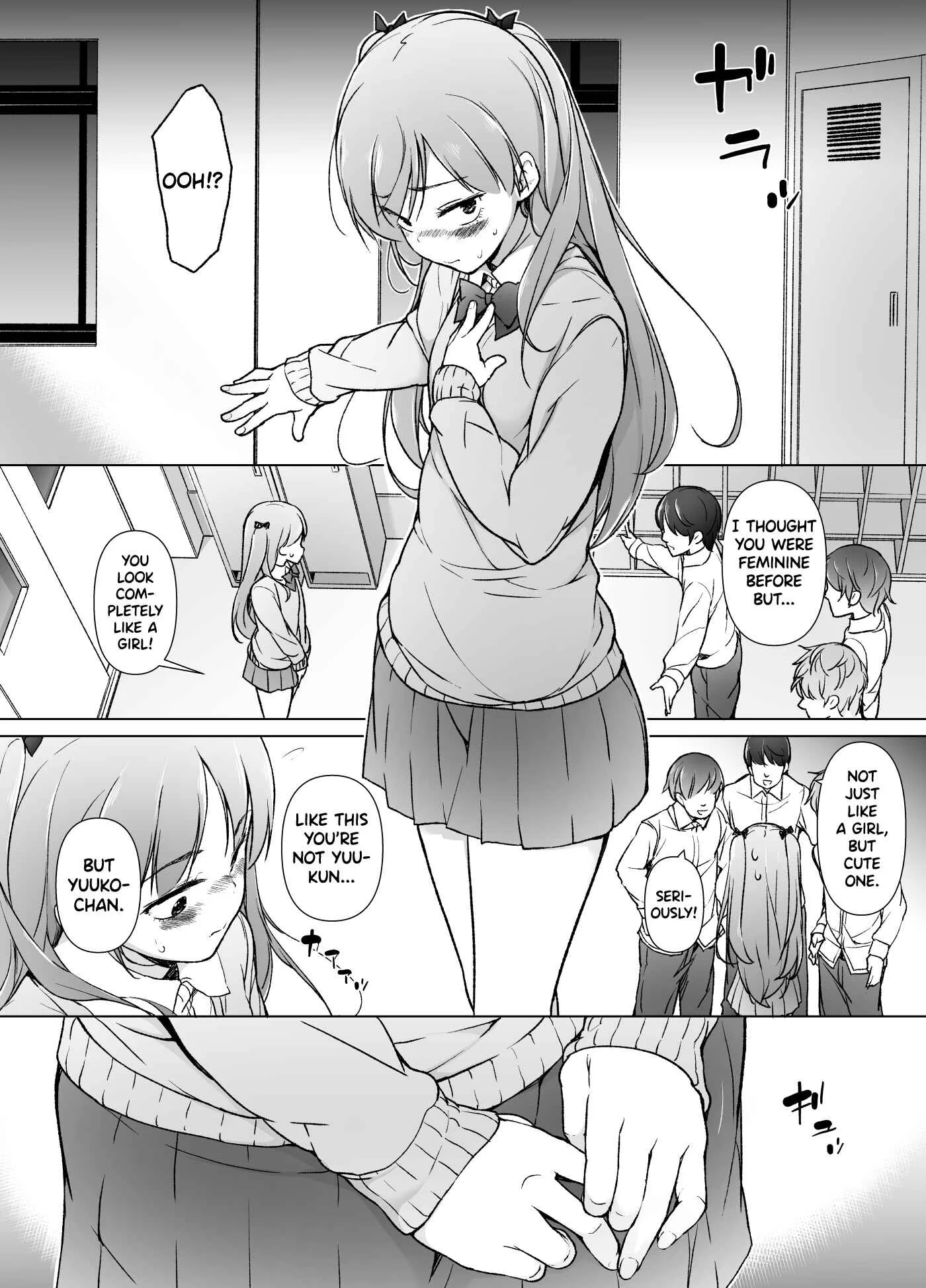 Danshikou no Kawaii Ko ga Josou Shita Hanashi Chapter 1: Oneshot - Page 7