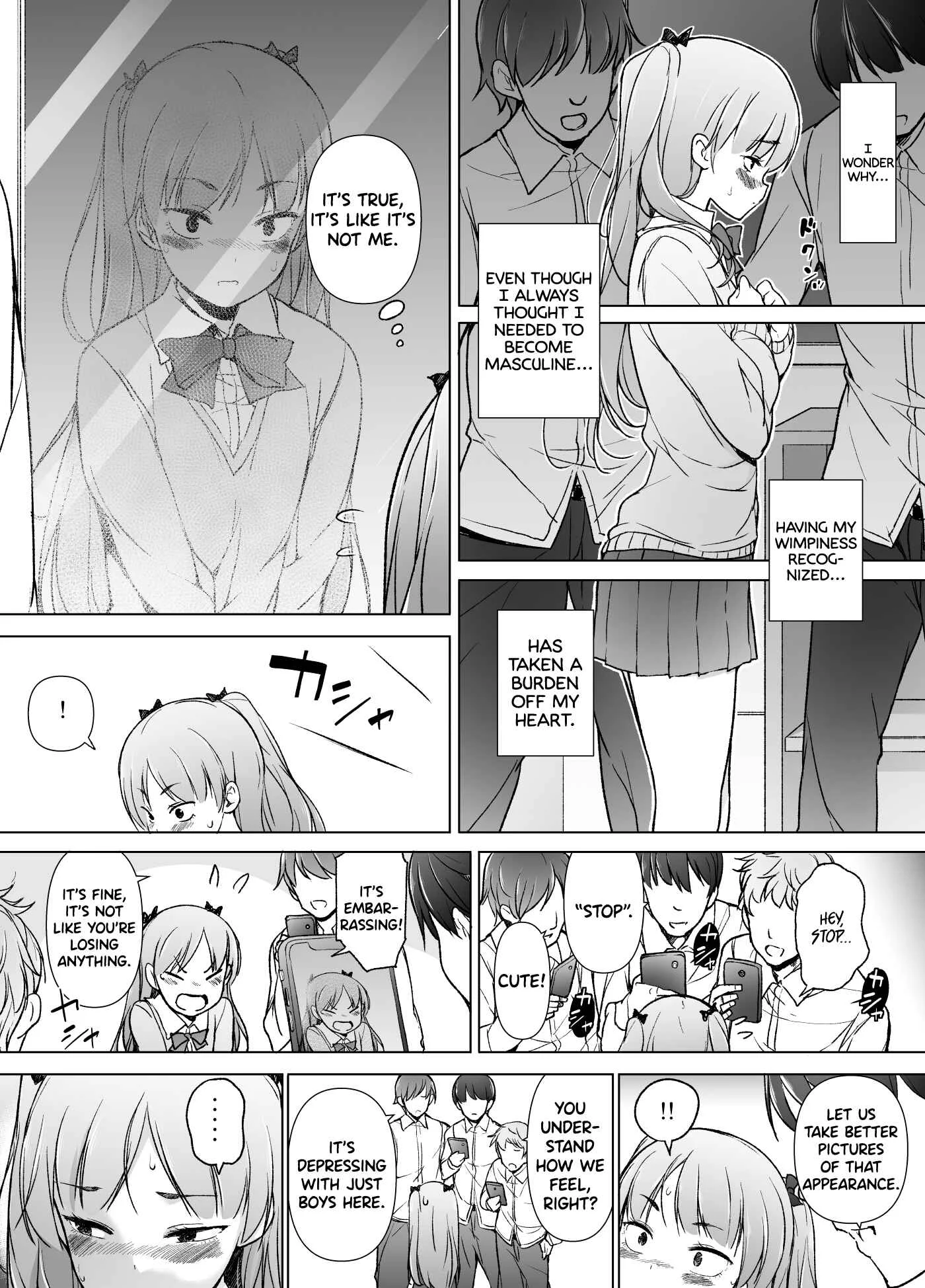 Danshikou no Kawaii Ko ga Josou Shita Hanashi Chapter 1: Oneshot - Page 8