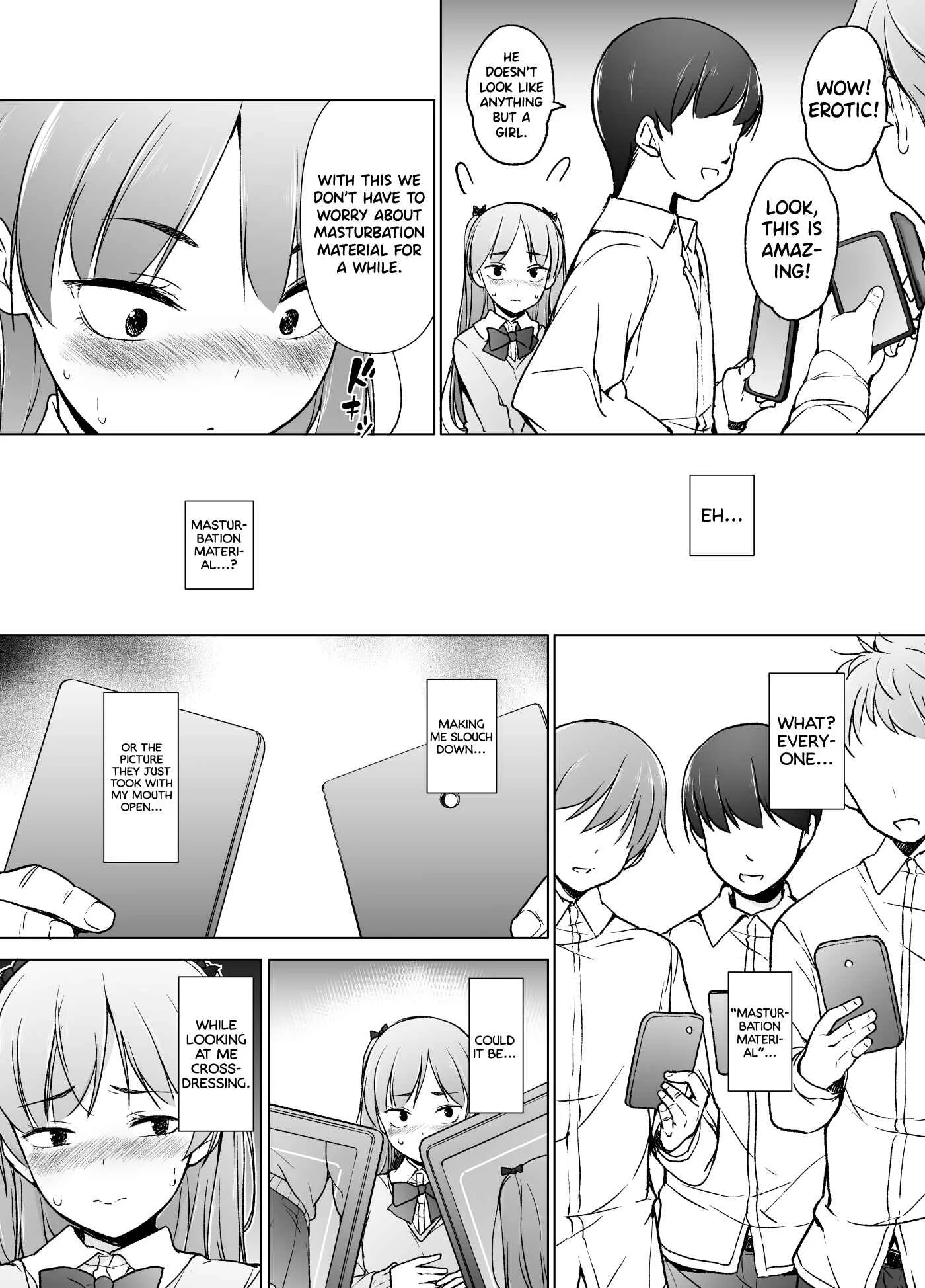 Danshikou no Kawaii Ko ga Josou Shita Hanashi Chapter 1: Oneshot - Page 12