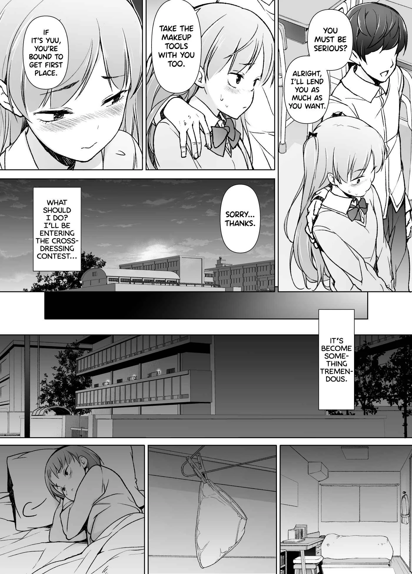 Danshikou no Kawaii Ko ga Josou Shita Hanashi Chapter 1: Oneshot - Page 15