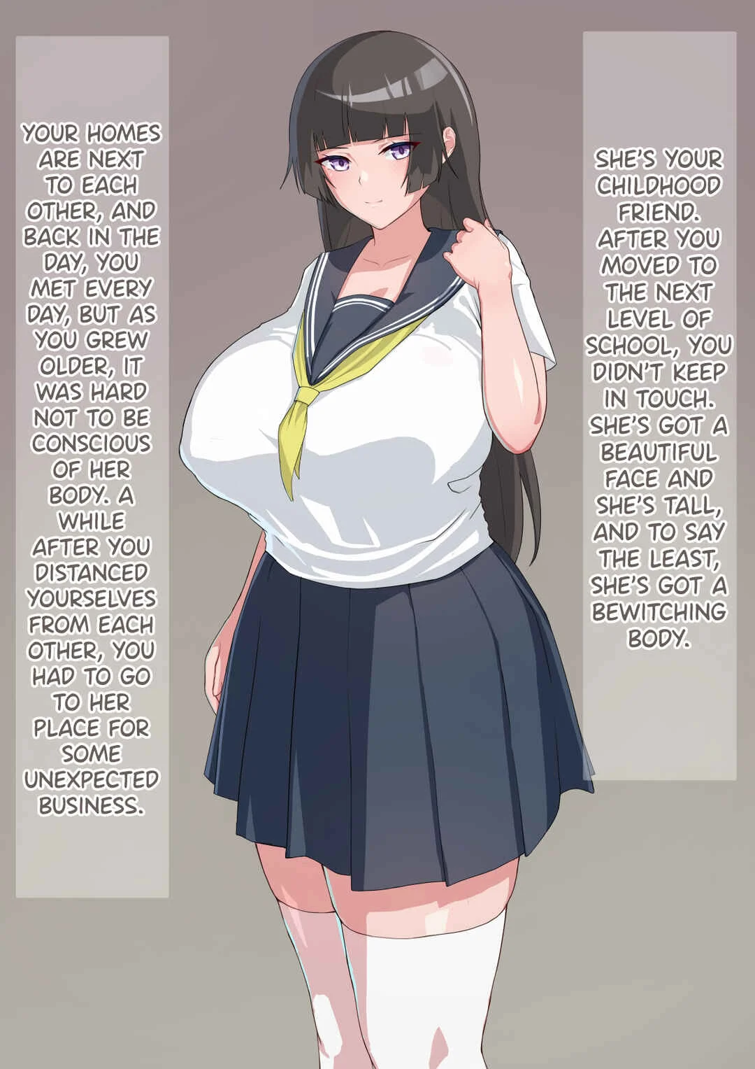 Deka Shinchou Osananajimi JK Futanari Succubus ni Mesu Kairaku de Shihai sareru... Chapter 1: No Hair Version - Page 2