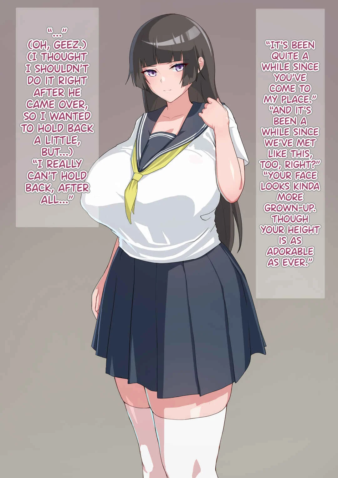 Deka Shinchou Osananajimi JK Futanari Succubus ni Mesu Kairaku de Shihai sareru... Chapter 1: No Hair Version - Page 3