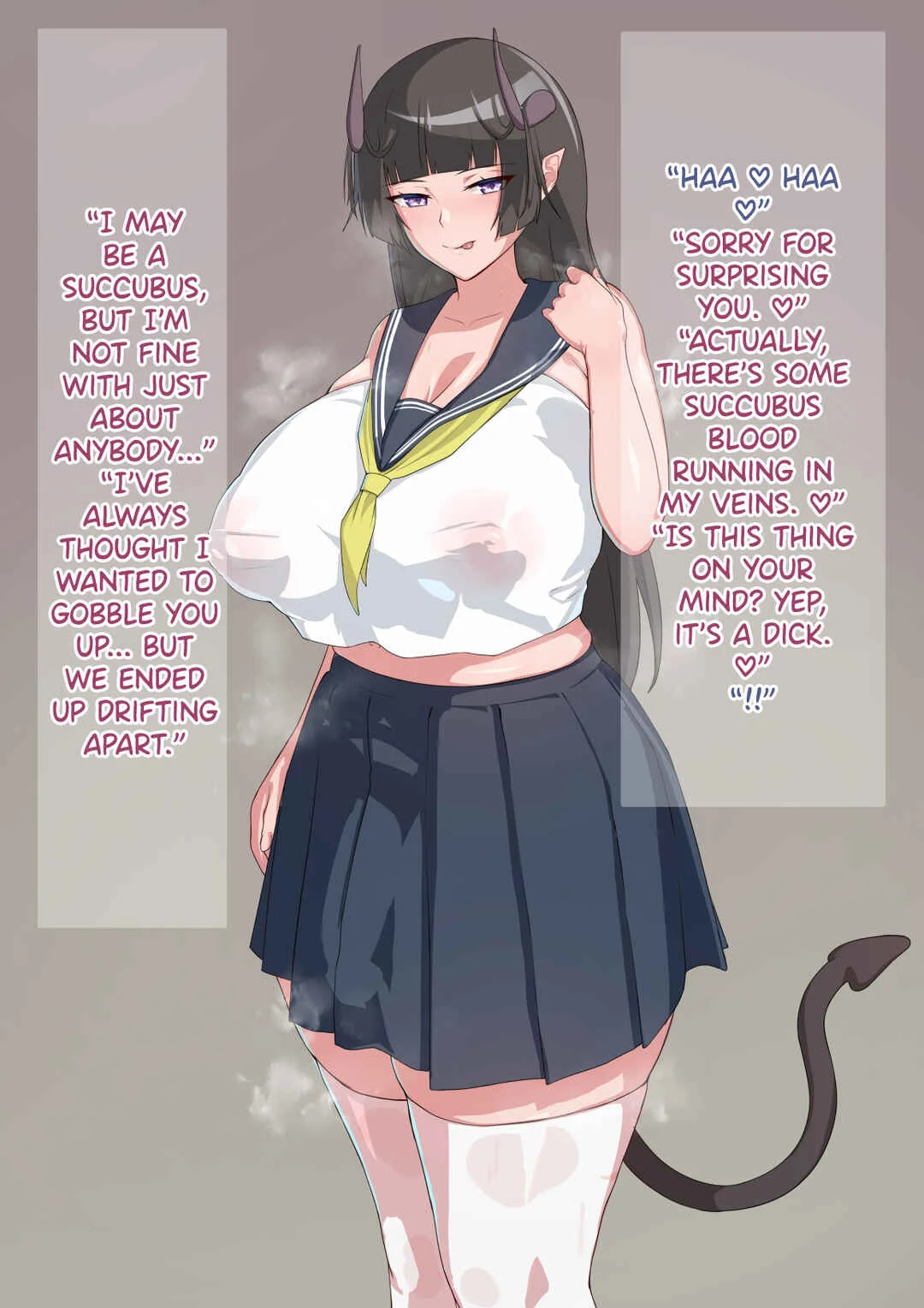 Deka Shinchou Osananajimi JK Futanari Succubus ni Mesu Kairaku de Shihai sareru... Chapter 1: No Hair Version - Page 6