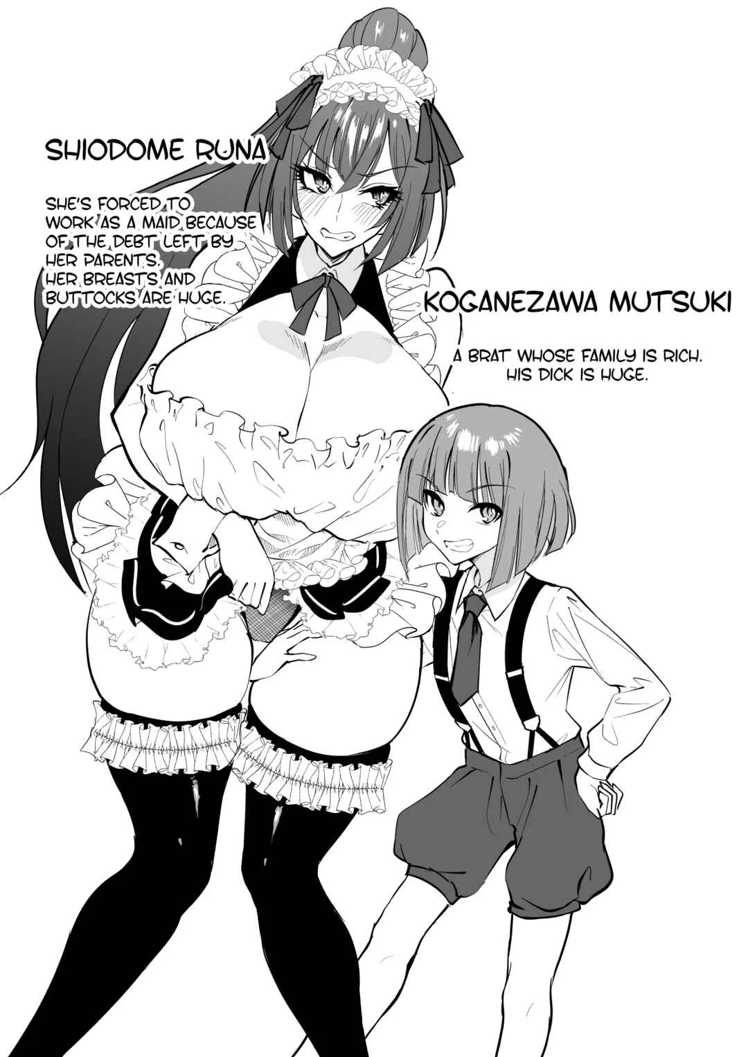 Dekachin Goshujin-sama kara Gohoushi Kyouiku Sarechau Ero Maid Chapter 1 - Page 2