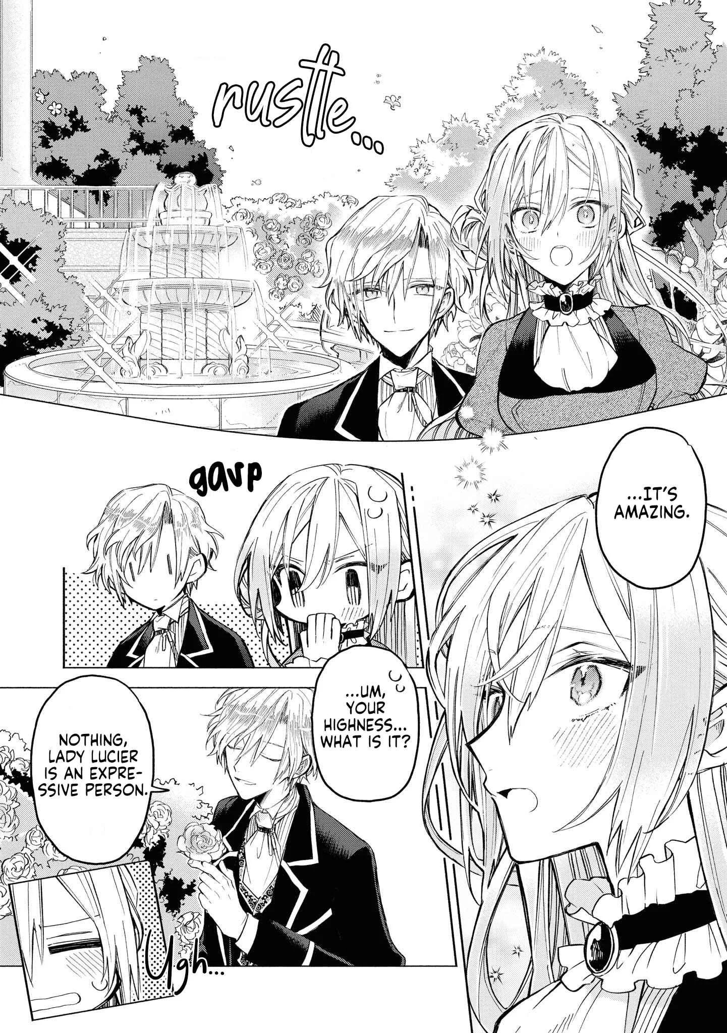 Dekiai Reijou wa Danna-sama kara Nigeraremasen... ♡ Anthology Comic Chapter 1: The Villainess Can't Escape - Page 12