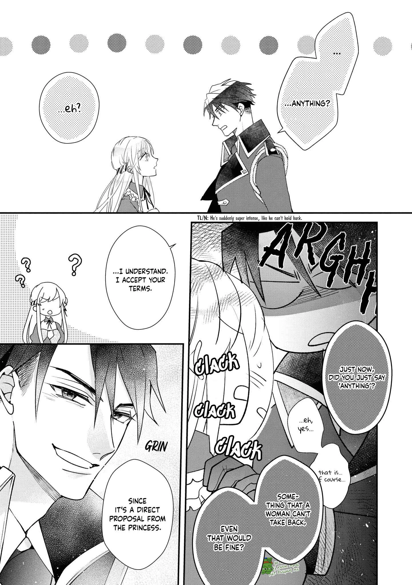 Dekiai Reijou wa Danna-sama kara Nigeraremasen... ♡ Anthology Comic Chapter 2: The Princess is Weak Towards the Young General - Page 11