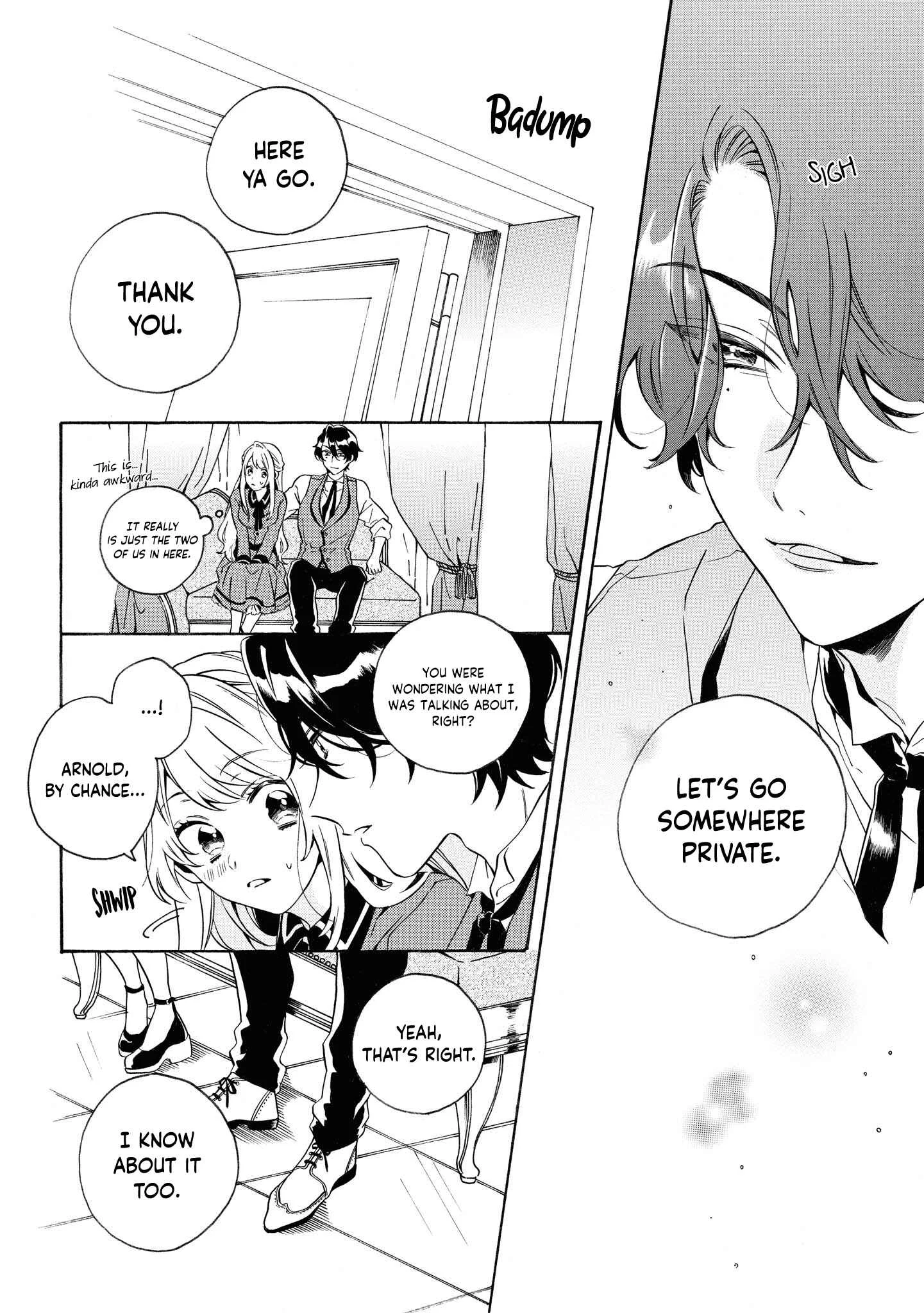 Dekiai Reijou wa Danna-sama kara Nigeraremasen... ♡ Anthology Comic Chapter 3: The Otome Game’s Season Will Begin, but it’s too Difficult for me who’s a Mob - Page 7
