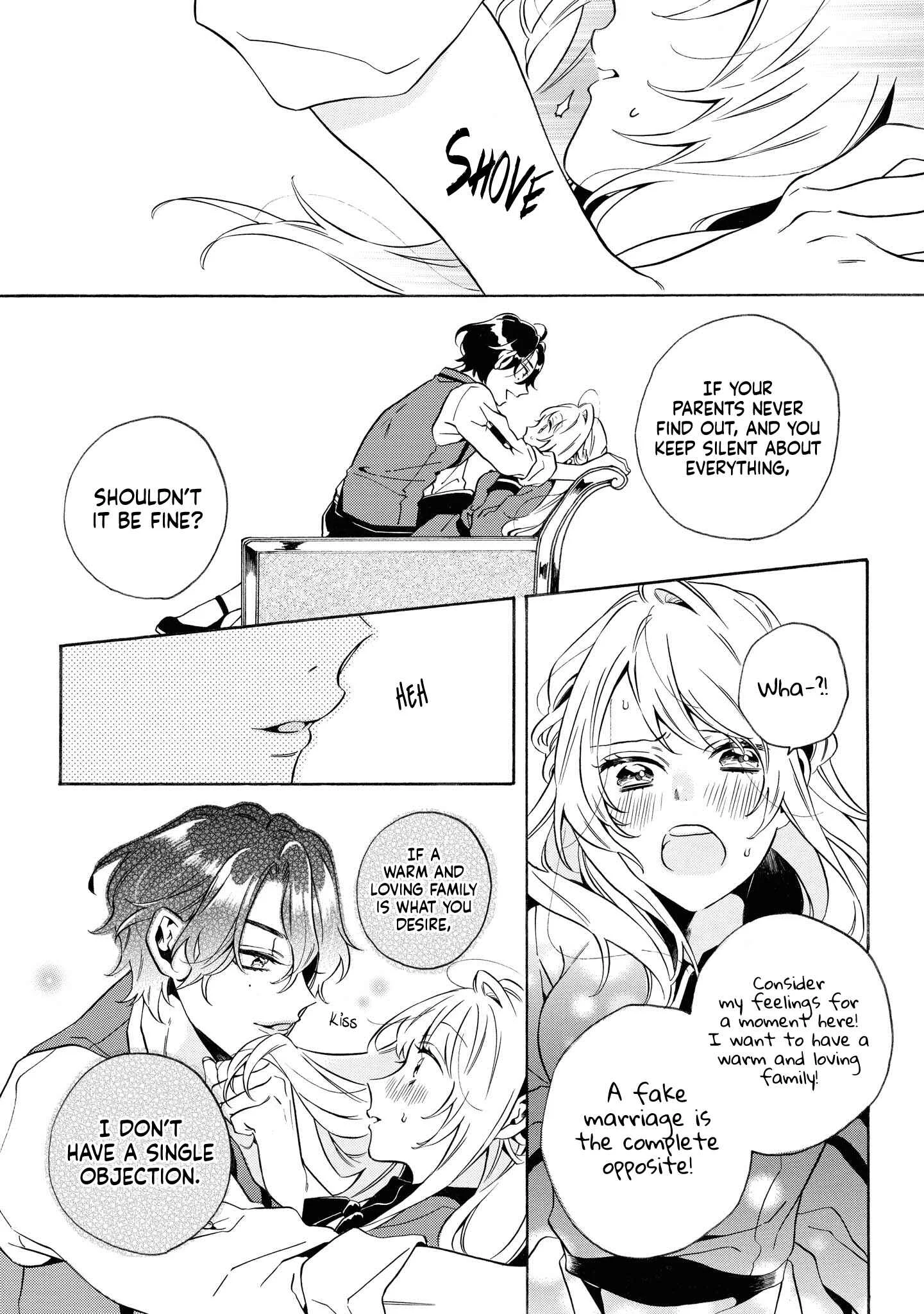 Dekiai Reijou wa Danna-sama kara Nigeraremasen... ♡ Anthology Comic Chapter 3: The Otome Game’s Season Will Begin, but it’s too Difficult for me who’s a Mob - Page 16