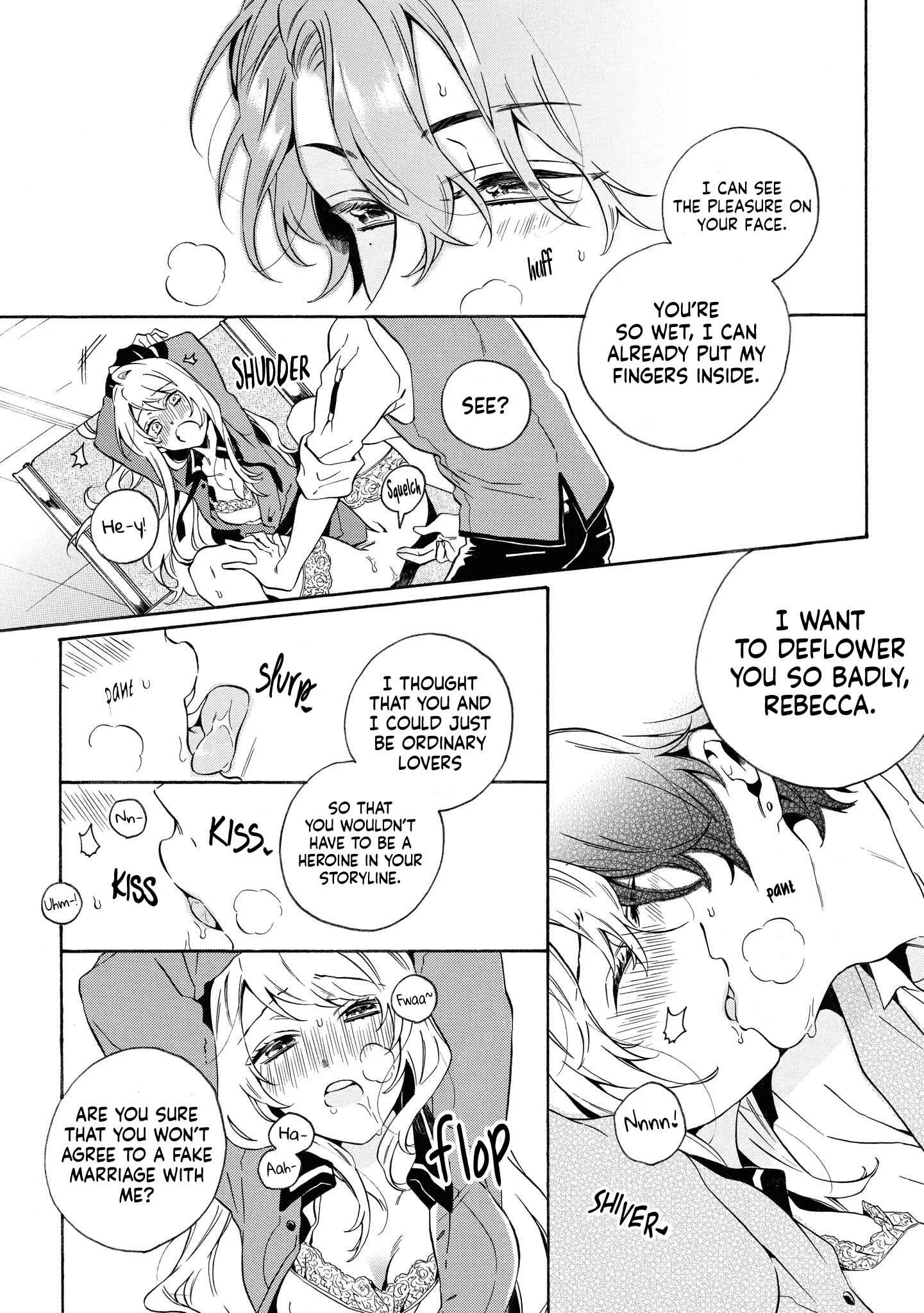 Dekiai Reijou wa Danna-sama kara Nigeraremasen... ♡ Anthology Comic Chapter 3: The Otome Game’s Season Will Begin, but it’s too Difficult for me who’s a Mob - Page 21