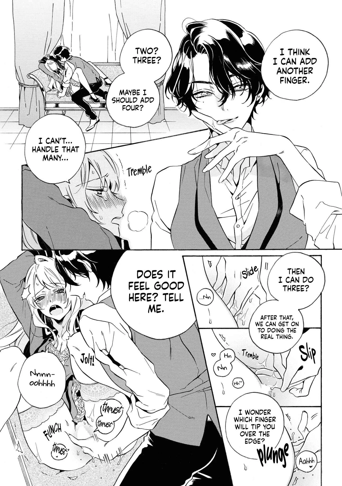 Dekiai Reijou wa Danna-sama kara Nigeraremasen... ♡ Anthology Comic Chapter 3: The Otome Game’s Season Will Begin, but it’s too Difficult for me who’s a Mob - Page 22