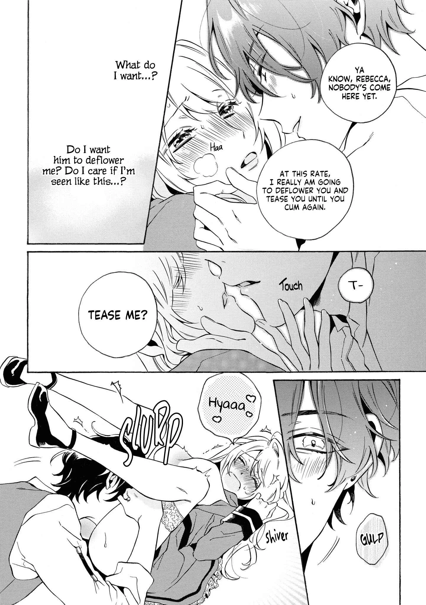 Dekiai Reijou wa Danna-sama kara Nigeraremasen... ♡ Anthology Comic Chapter 3: The Otome Game’s Season Will Begin, but it’s too Difficult for me who’s a Mob - Page 24