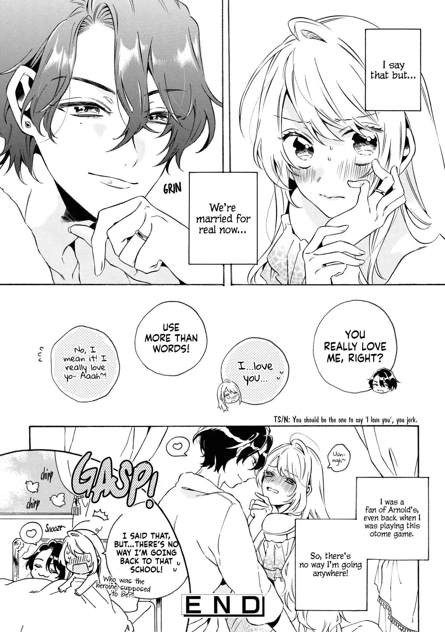 Dekiai Reijou wa Danna-sama kara Nigeraremasen... ♡ Anthology Comic Chapter 3: The Otome Game’s Season Will Begin, but it’s too Difficult for me who’s a Mob - Page 27