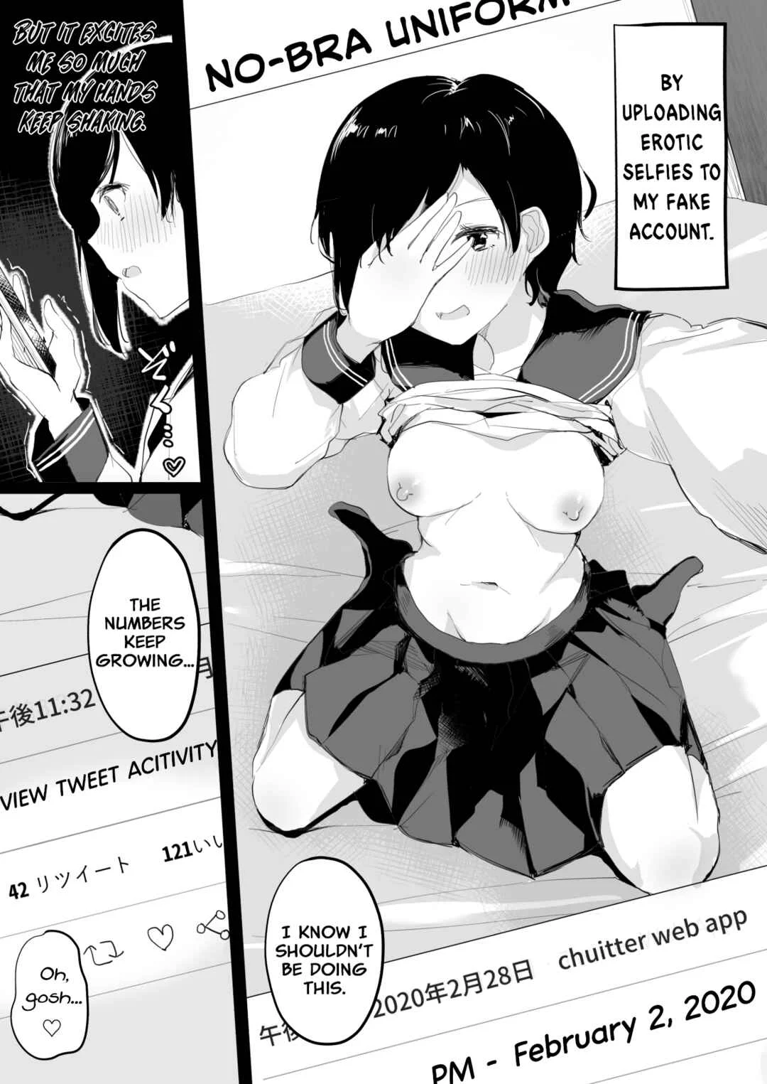 Do-M Uraaka Joshi ga Kousoku Yuri Ecchi de Onna Doushi no Yosa o Oshiekomarechau Hon Chapter 1 - Page 3