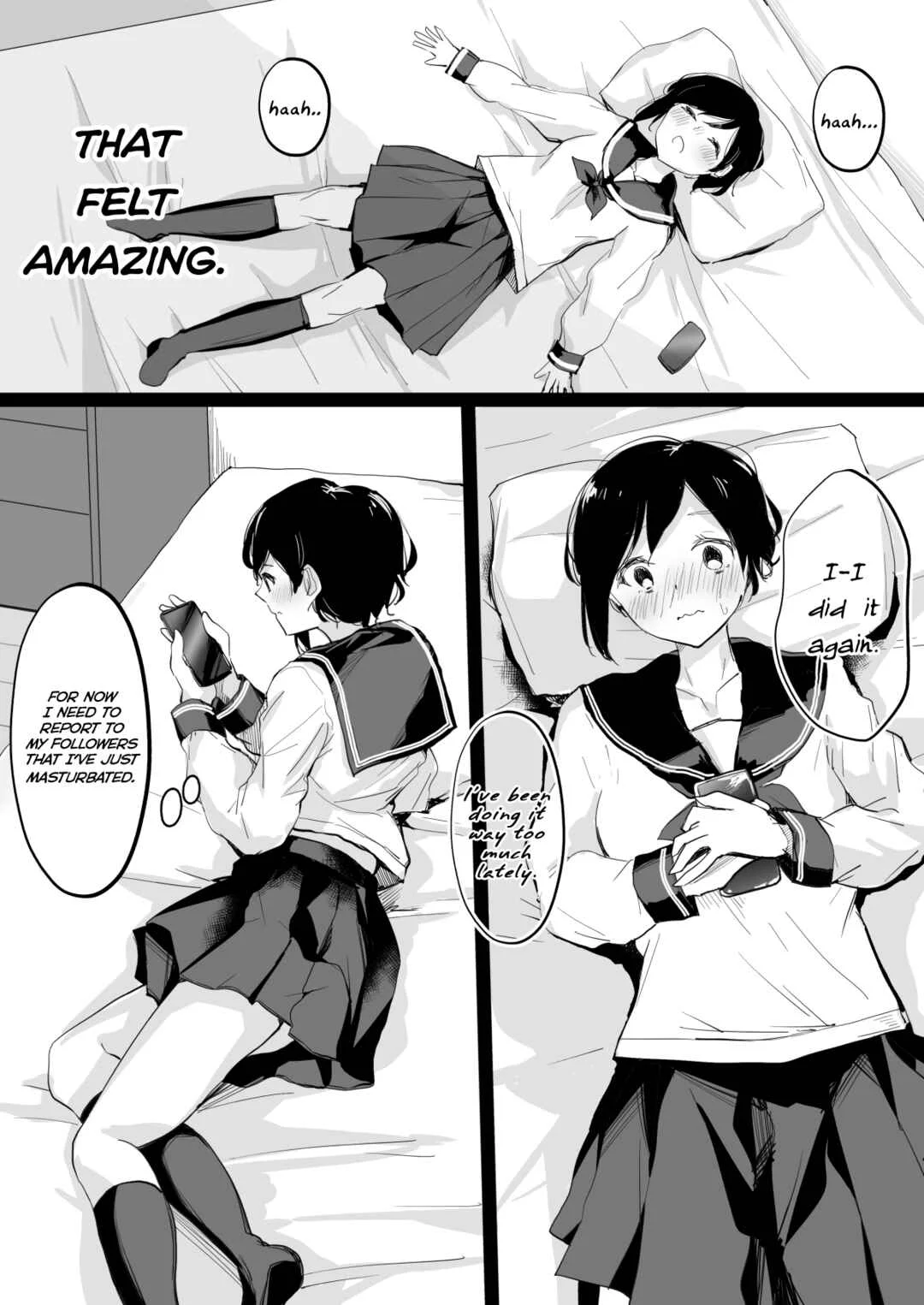 Do-M Uraaka Joshi ga Kousoku Yuri Ecchi de Onna Doushi no Yosa o Oshiekomarechau Hon Chapter 1 - Page 7