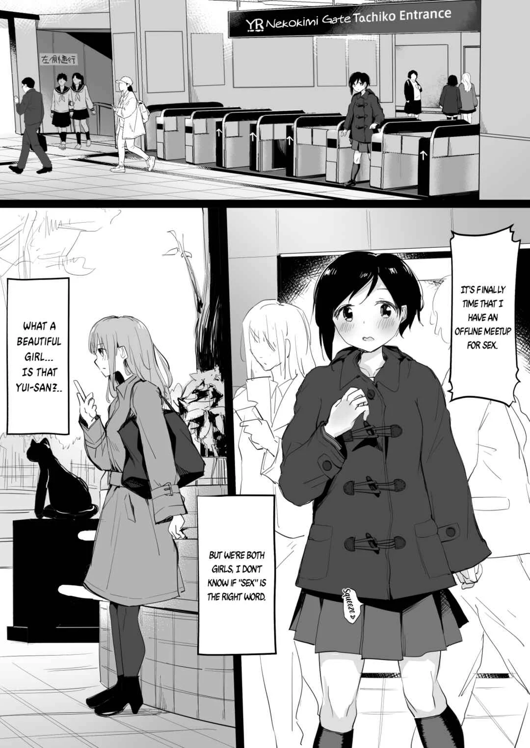 Do-M Uraaka Joshi ga Kousoku Yuri Ecchi de Onna Doushi no Yosa o Oshiekomarechau Hon Chapter 1 - Page 9
