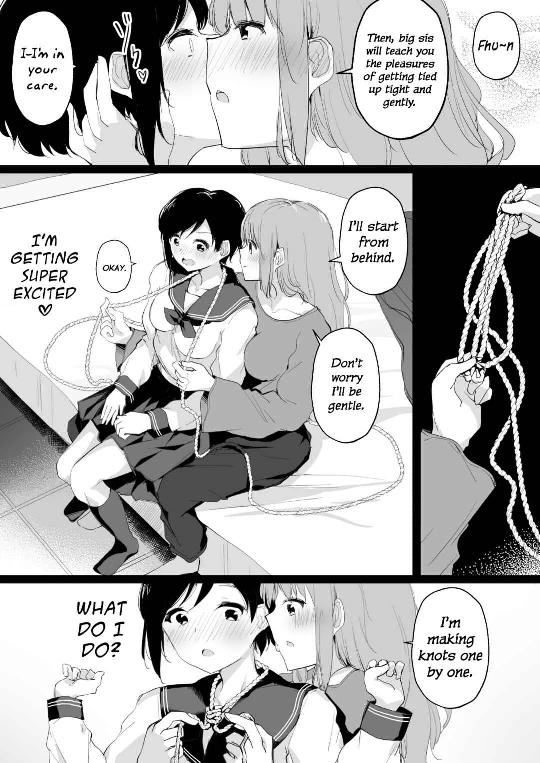 Do-M Uraaka Joshi ga Kousoku Yuri Ecchi de Onna Doushi no Yosa o Oshiekomarechau Hon Chapter 1 - Page 11