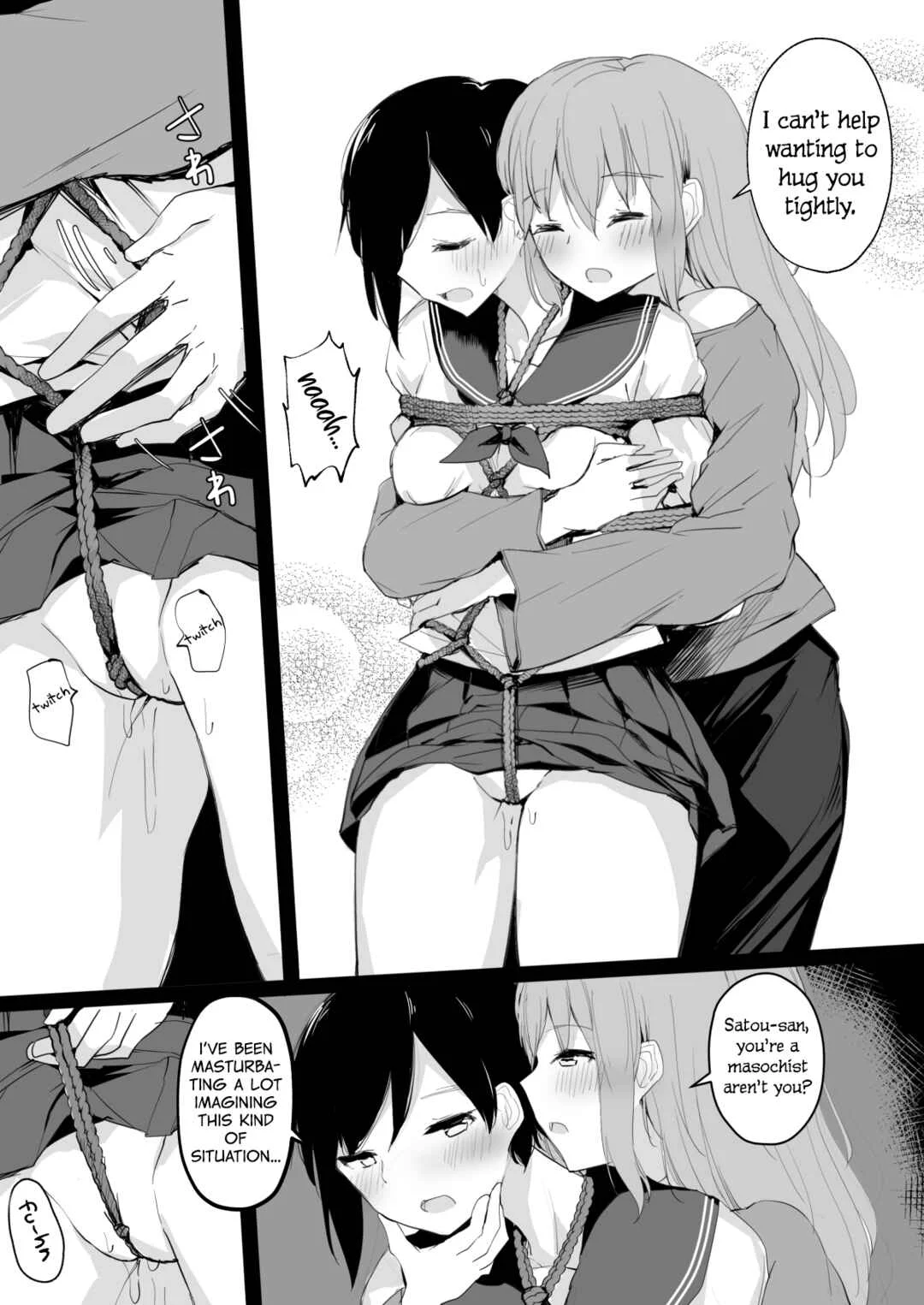 Do-M Uraaka Joshi ga Kousoku Yuri Ecchi de Onna Doushi no Yosa o Oshiekomarechau Hon Chapter 1 - Page 14