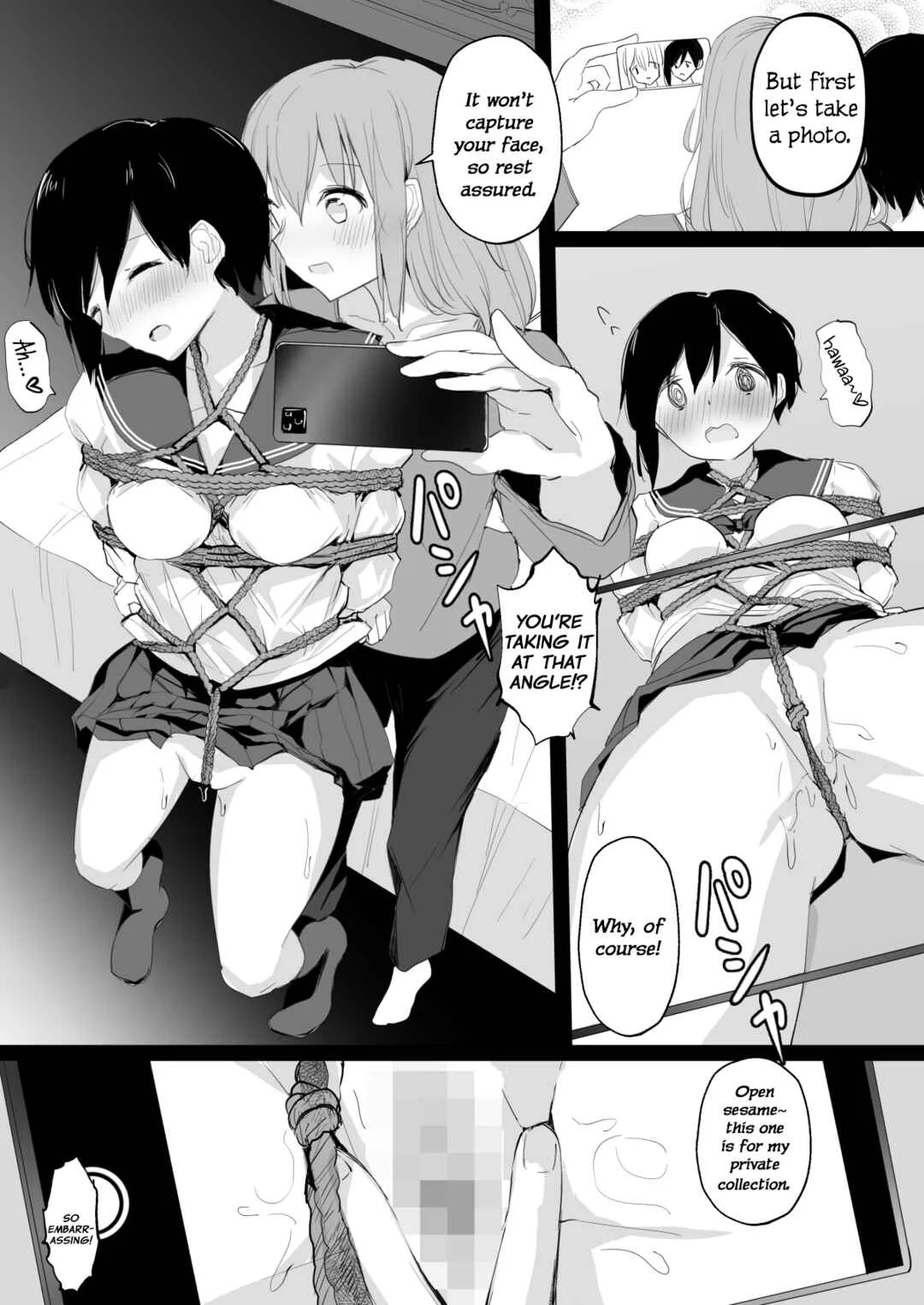 Do-M Uraaka Joshi ga Kousoku Yuri Ecchi de Onna Doushi no Yosa o Oshiekomarechau Hon Chapter 1 - Page 15