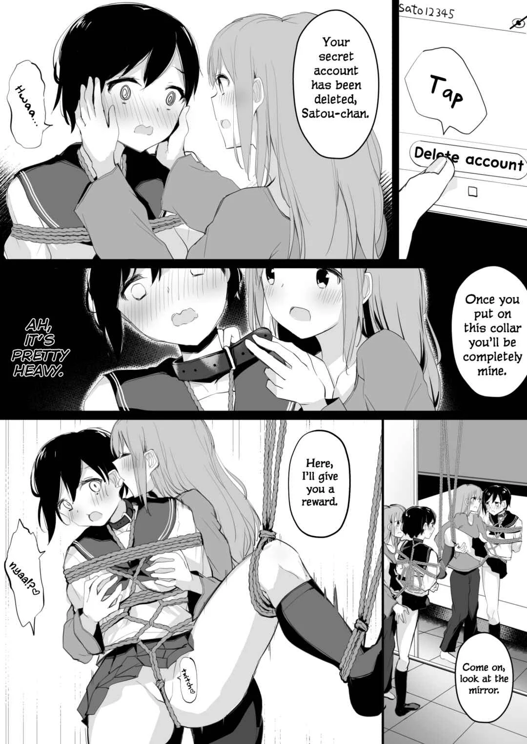 Do-M Uraaka Joshi ga Kousoku Yuri Ecchi de Onna Doushi no Yosa o Oshiekomarechau Hon Chapter 1 - Page 22