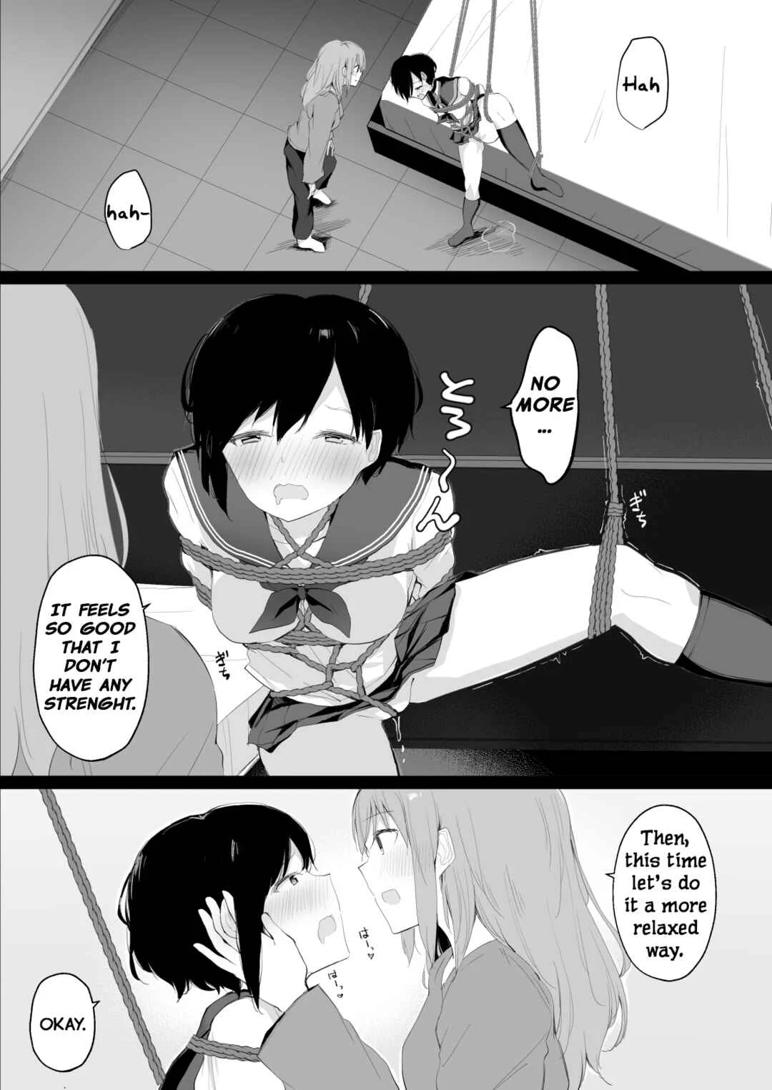 Do-M Uraaka Joshi ga Kousoku Yuri Ecchi de Onna Doushi no Yosa o Oshiekomarechau Hon Chapter 1 - Page 28