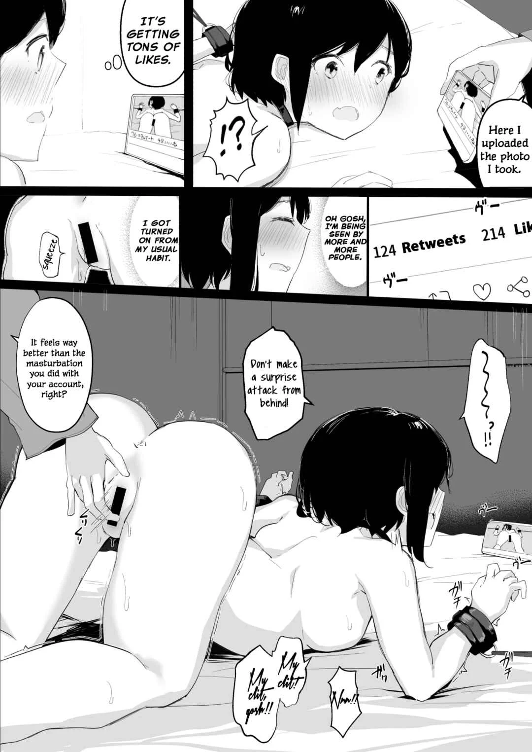 Do-M Uraaka Joshi ga Kousoku Yuri Ecchi de Onna Doushi no Yosa o Oshiekomarechau Hon Chapter 1 - Page 30