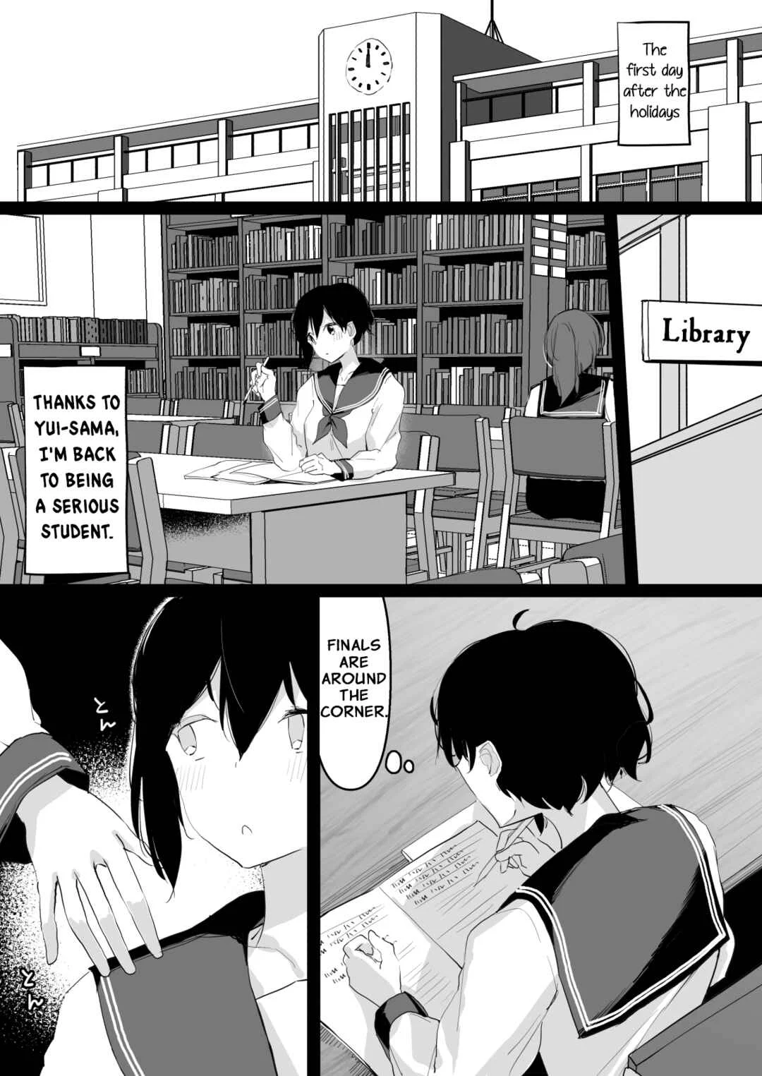 Do-M Uraaka Joshi ga Kousoku Yuri Ecchi de Onna Doushi no Yosa o Oshiekomarechau Hon Chapter 1 - Page 42