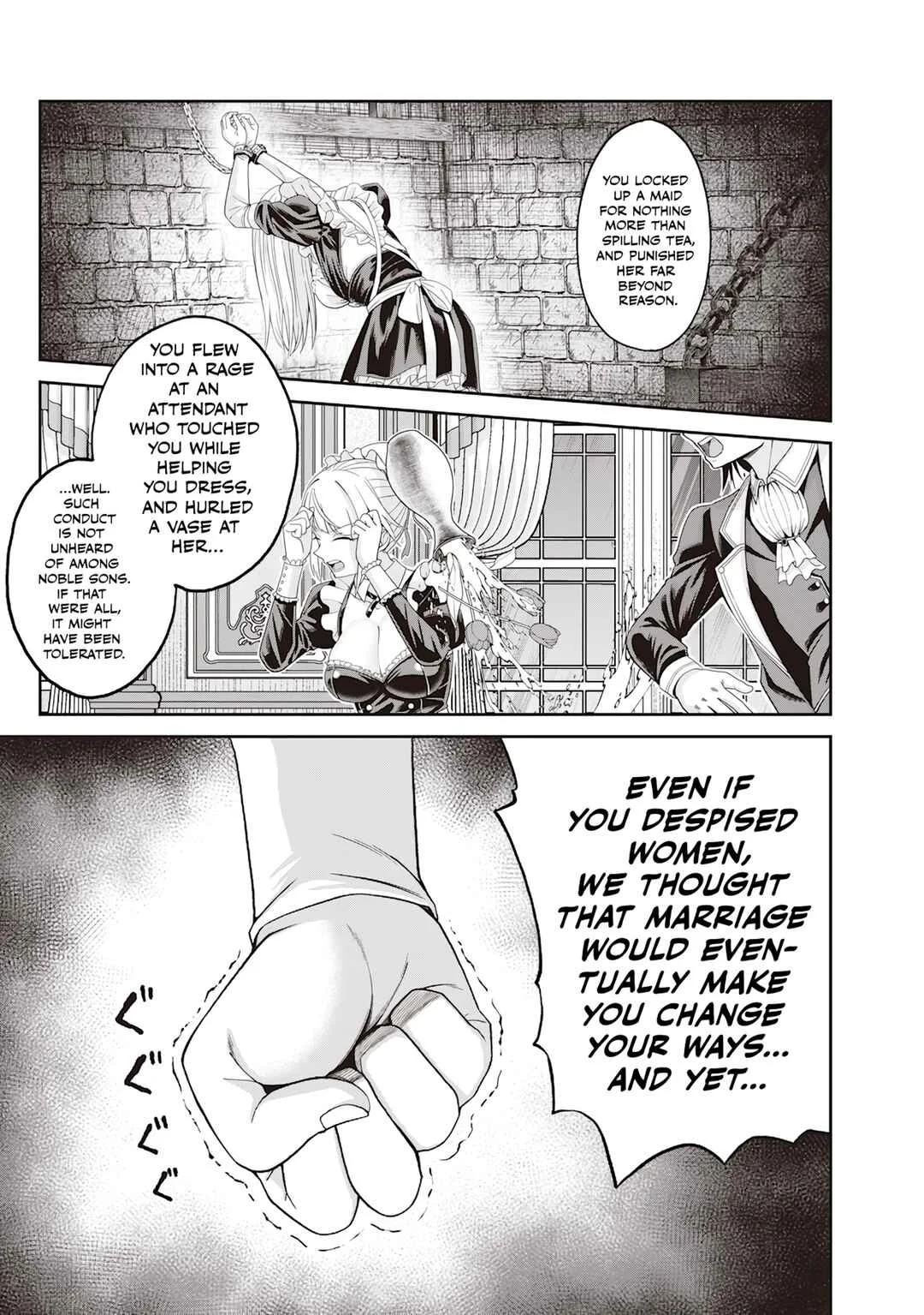 Dokushin Kizoku ~Danjohi 1:99 Sekai no Akuyaku Reisoku~ Chapter 1 - Page 16