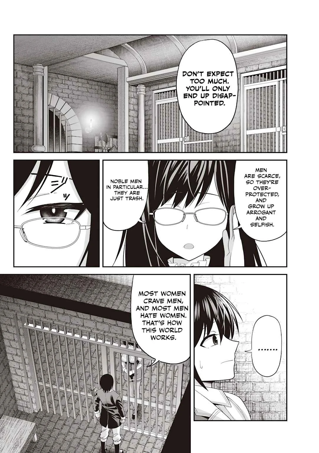 Dokushin Kizoku ~Danjohi 1:99 Sekai no Akuyaku Reisoku~ Chapter 1 - Page 38