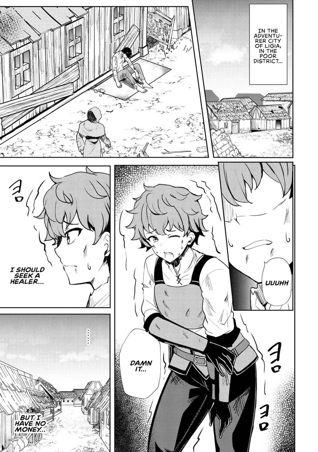 Dore dake Doryoku Shite mo Mannen Level 0 no Ore wa Tsuihou Sareta ~Shin no Teki to Yobareta Shounen wa, Shachiku Megami to Deatte Saikyou no Chikara wo Te ni Ireru~ Chapter 1: Exile - Page 27