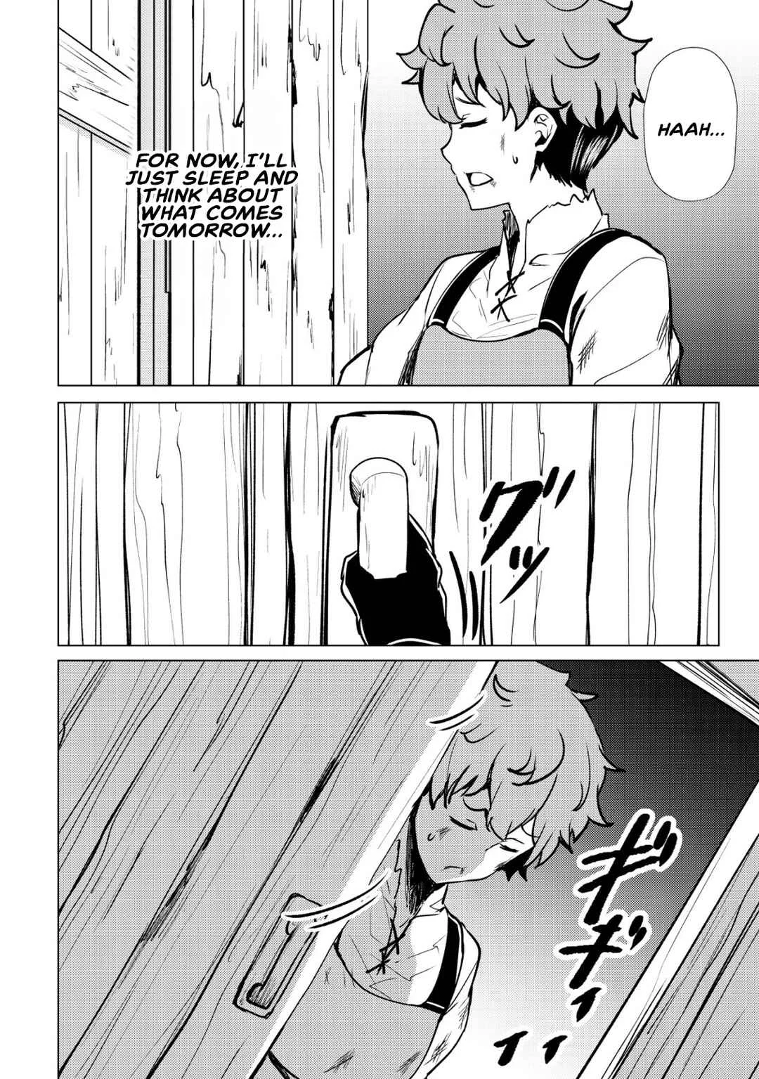 Dore dake Doryoku Shite mo Mannen Level 0 no Ore wa Tsuihou Sareta ~Shin no Teki to Yobareta Shounen wa, Shachiku Megami to Deatte Saikyou no Chikara wo Te ni Ireru~ Chapter 1: Exile - Page 32