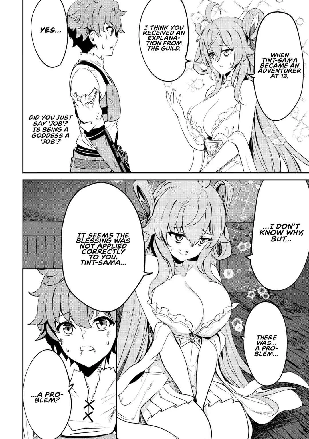 Dore dake Doryoku Shite mo Mannen Level 0 no Ore wa Tsuihou Sareta ~Shin no Teki to Yobareta Shounen wa, Shachiku Megami to Deatte Saikyou no Chikara wo Te ni Ireru~ Chapter 2: Leveling - Page 11
