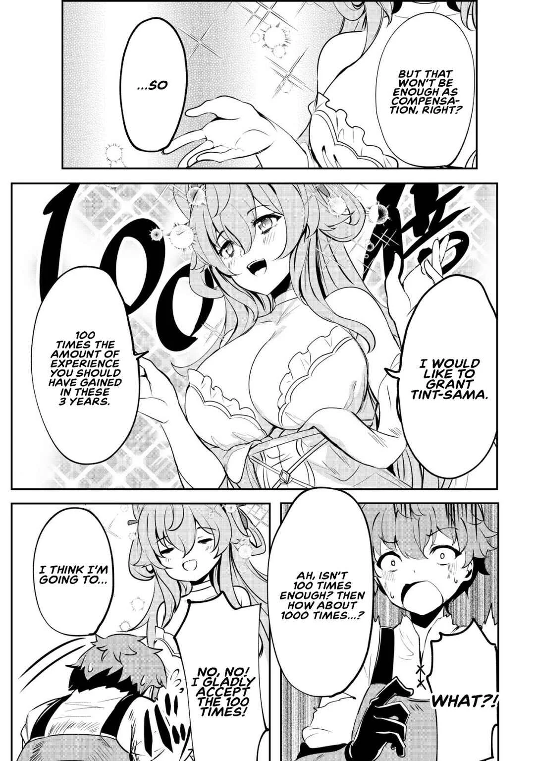 Dore dake Doryoku Shite mo Mannen Level 0 no Ore wa Tsuihou Sareta ~Shin no Teki to Yobareta Shounen wa, Shachiku Megami to Deatte Saikyou no Chikara wo Te ni Ireru~ Chapter 2: Leveling - Page 18