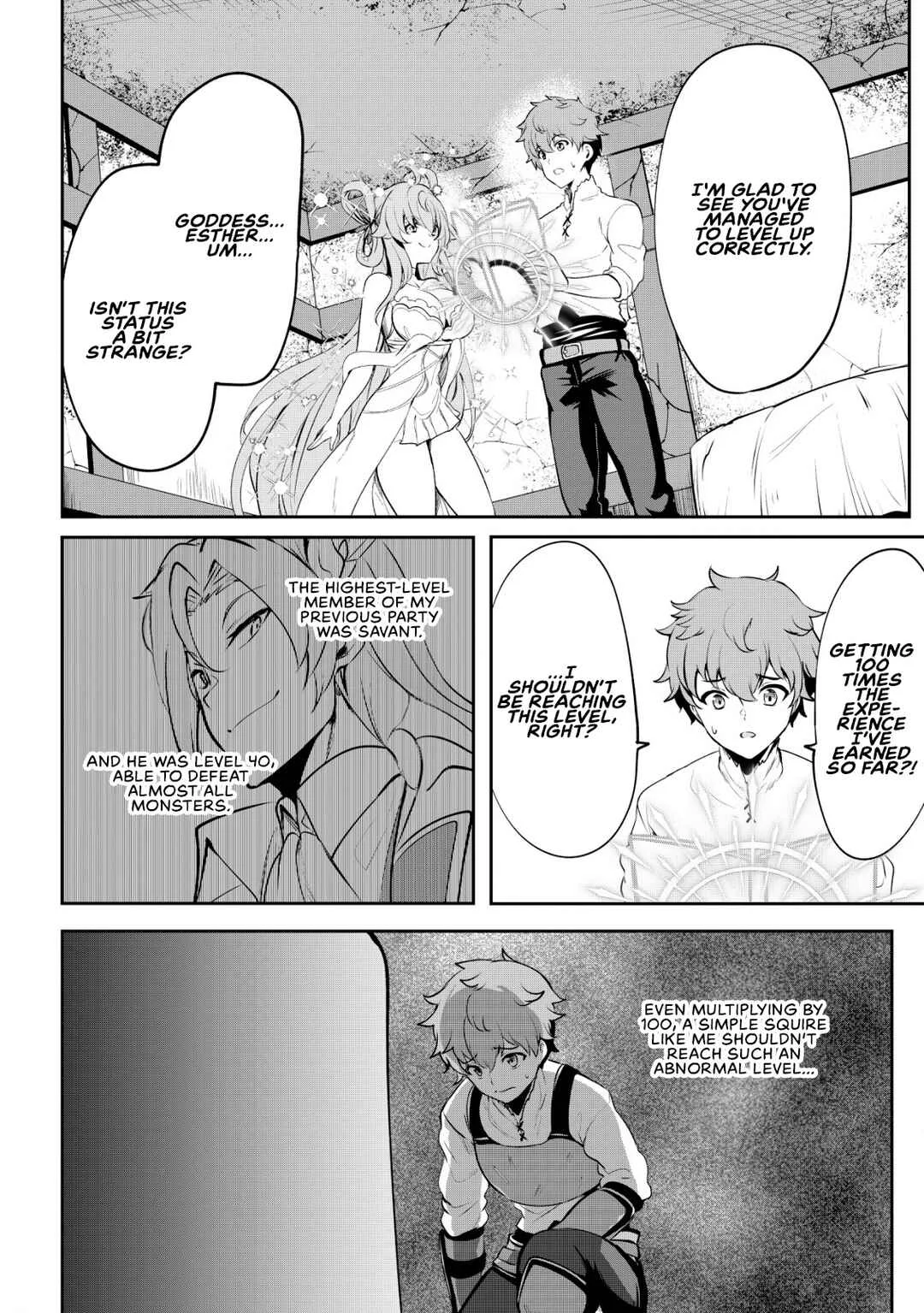 Dore dake Doryoku Shite mo Mannen Level 0 no Ore wa Tsuihou Sareta ~Shin no Teki to Yobareta Shounen wa, Shachiku Megami to Deatte Saikyou no Chikara wo Te ni Ireru~ Chapter 3: The goddess's request - Page 5