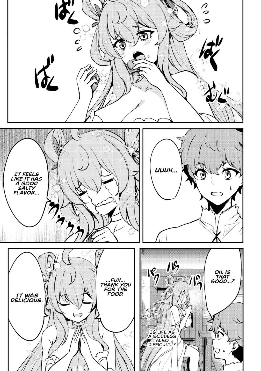 Dore dake Doryoku Shite mo Mannen Level 0 no Ore wa Tsuihou Sareta ~Shin no Teki to Yobareta Shounen wa, Shachiku Megami to Deatte Saikyou no Chikara wo Te ni Ireru~ Chapter 3: The goddess's request - Page 18