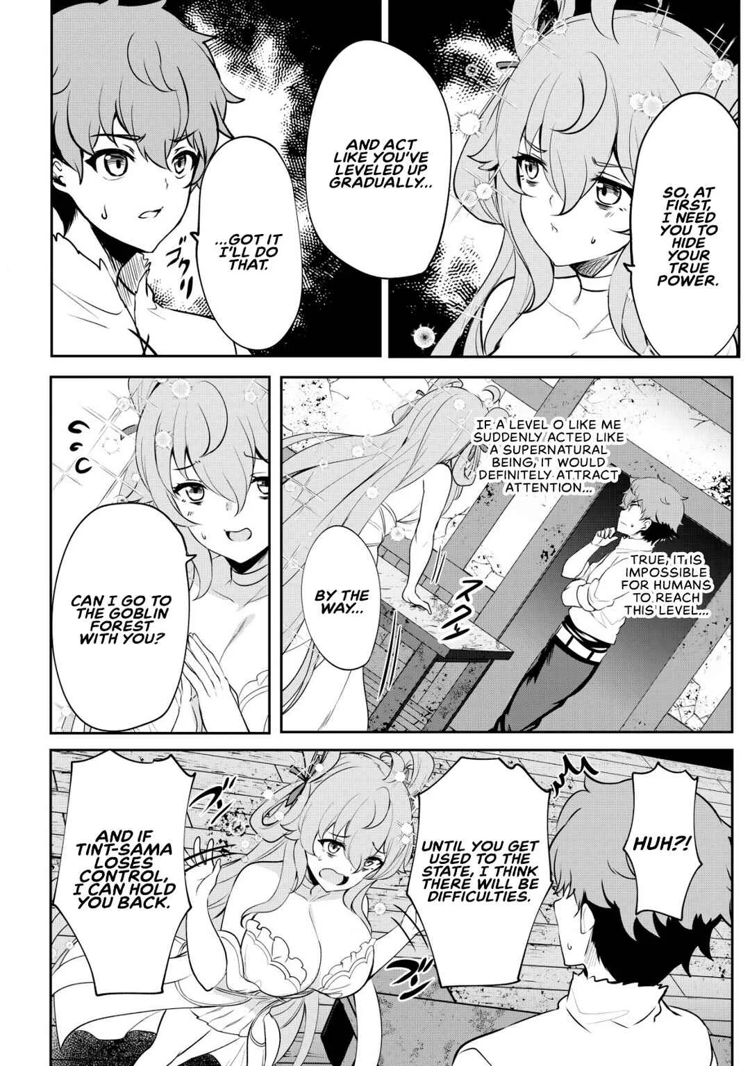 Dore dake Doryoku Shite mo Mannen Level 0 no Ore wa Tsuihou Sareta ~Shin no Teki to Yobareta Shounen wa, Shachiku Megami to Deatte Saikyou no Chikara wo Te ni Ireru~ Chapter 3: The goddess's request - Page 23