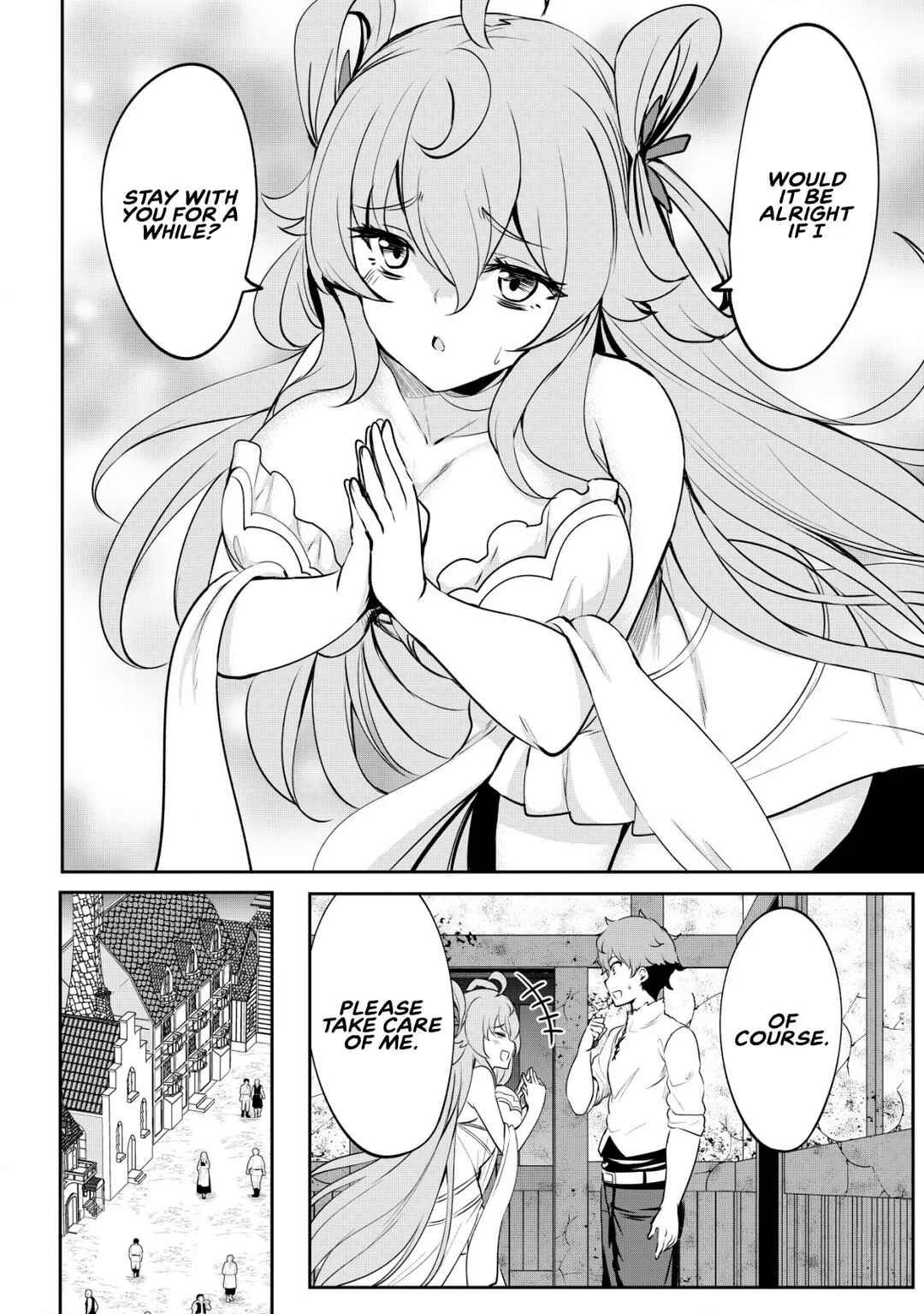 Dore dake Doryoku Shite mo Mannen Level 0 no Ore wa Tsuihou Sareta ~Shin no Teki to Yobareta Shounen wa, Shachiku Megami to Deatte Saikyou no Chikara wo Te ni Ireru~ Chapter 3: The goddess's request - Page 27