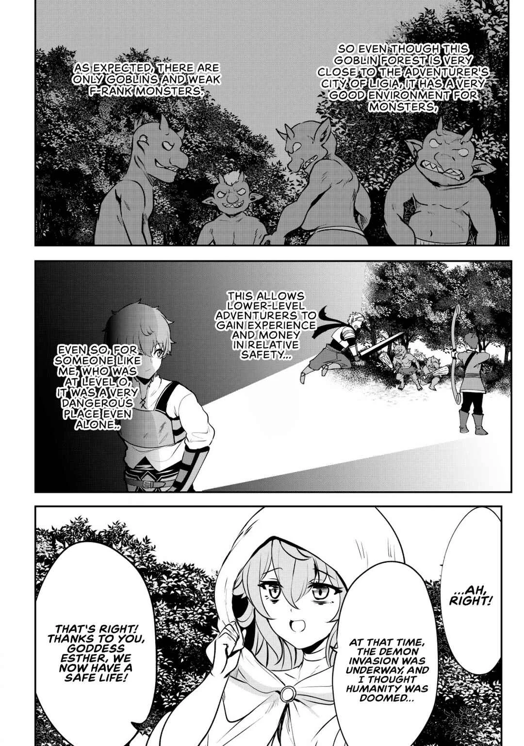 Dore dake Doryoku Shite mo Mannen Level 0 no Ore wa Tsuihou Sareta ~Shin no Teki to Yobareta Shounen wa, Shachiku Megami to Deatte Saikyou no Chikara wo Te ni Ireru~ Chapter 4: The power of tint - Page 17