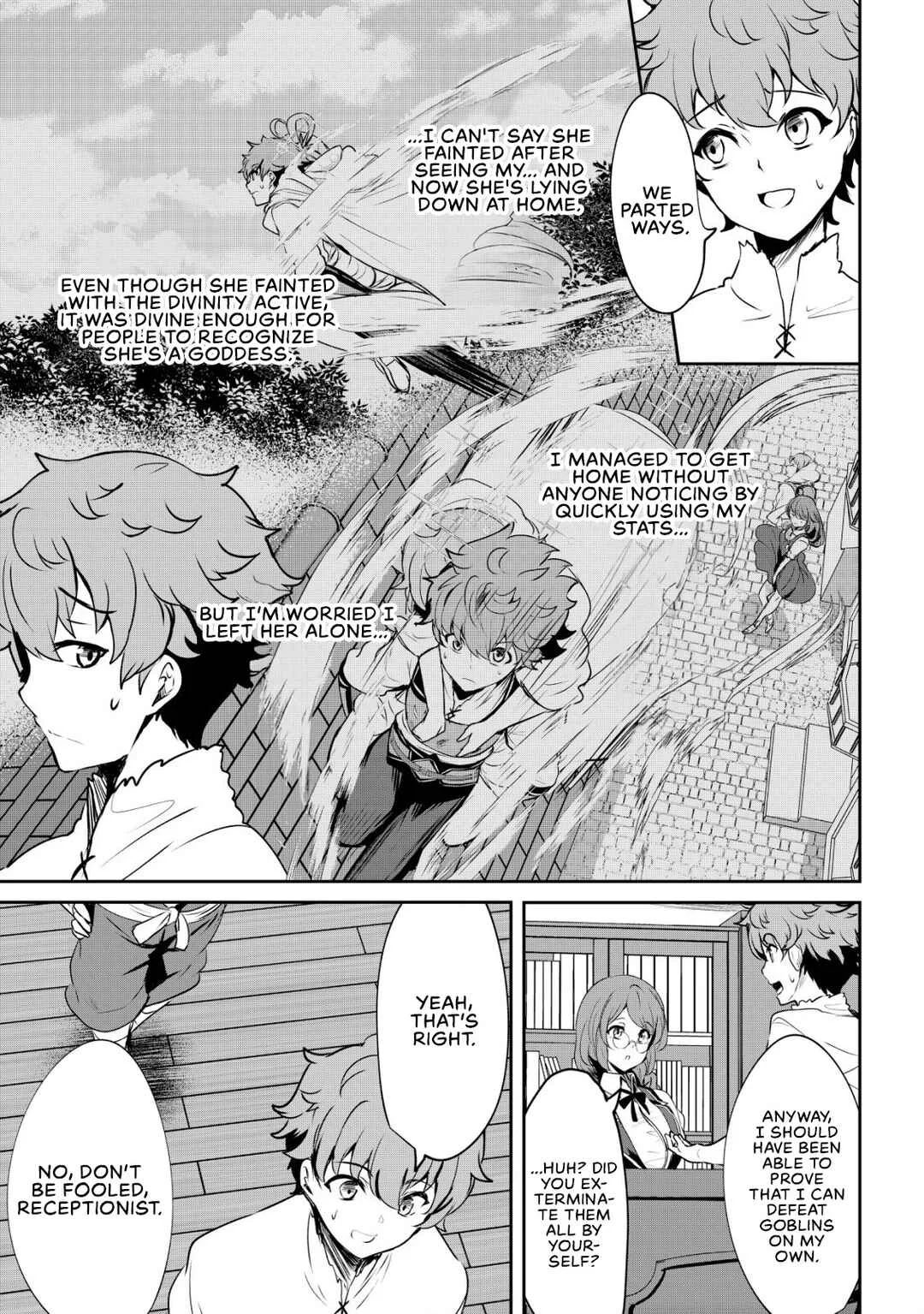 Dore dake Doryoku Shite mo Mannen Level 0 no Ore wa Tsuihou Sareta ~Shin no Teki to Yobareta Shounen wa, Shachiku Megami to Deatte Saikyou no Chikara wo Te ni Ireru~ Chapter 5: The party - Page 15