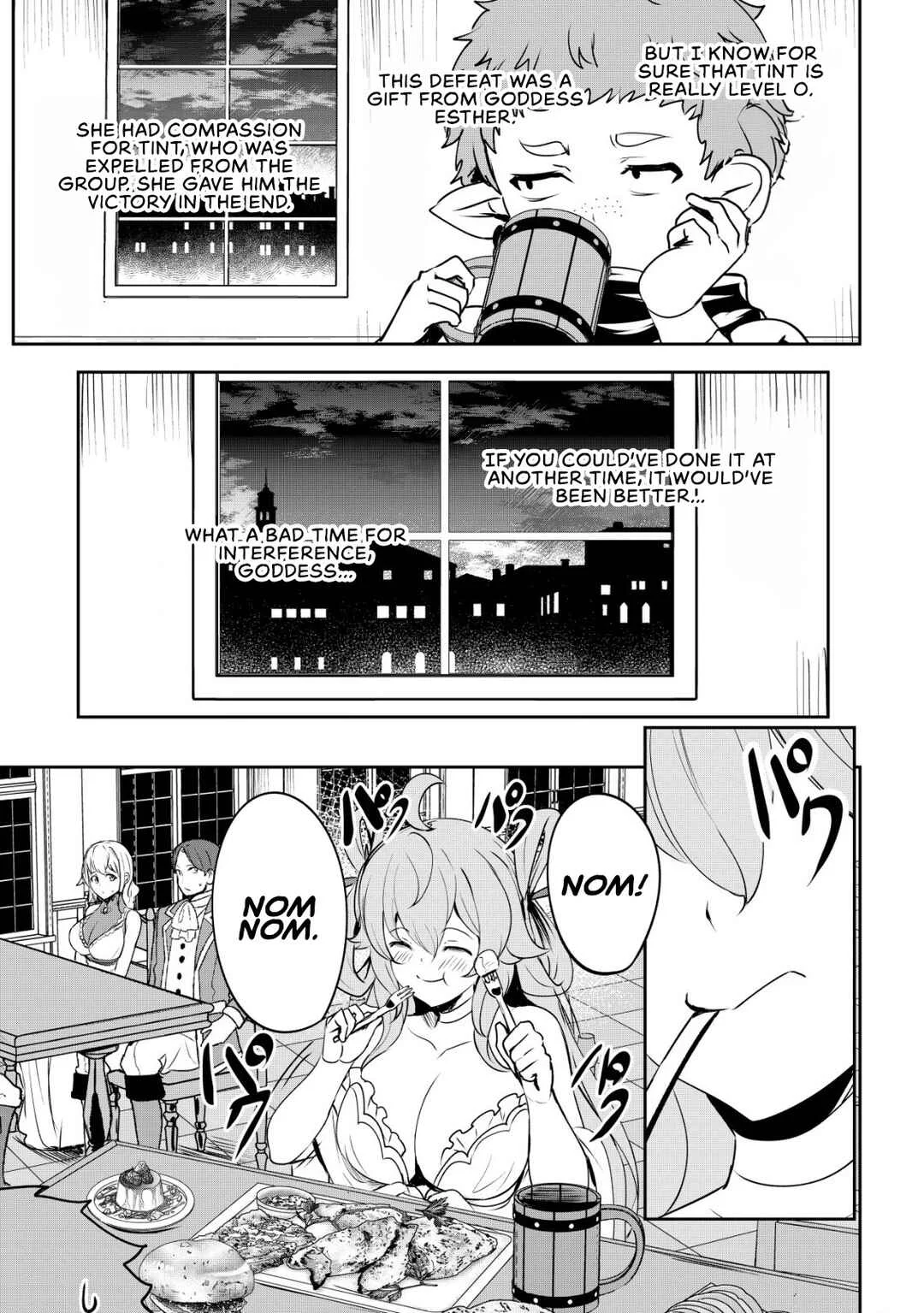 Dore dake Doryoku Shite mo Mannen Level 0 no Ore wa Tsuihou Sareta ~Shin no Teki to Yobareta Shounen wa, Shachiku Megami to Deatte Saikyou no Chikara wo Te ni Ireru~ Chapter 5: The party - Page 25