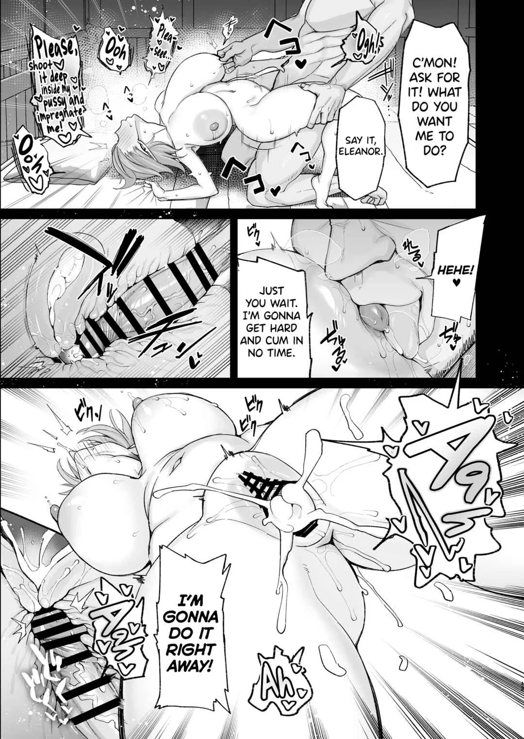 Dosukebe Bakunyuu Elf Mahoutsukai 108-sai to Namahame Koubi Suru Hanashi Chapter 1 - Page 43