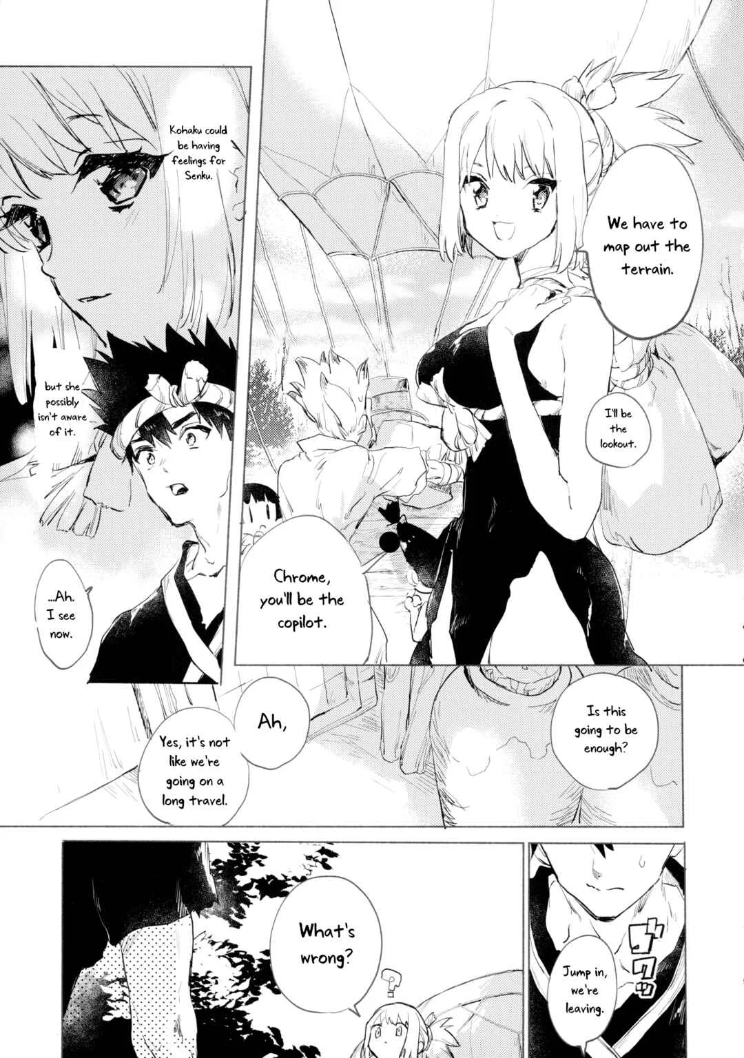 Dr.STONE - Sekki Sekai de Mabushii Natsu (Doujinshi) Chapter 1 - Page 6