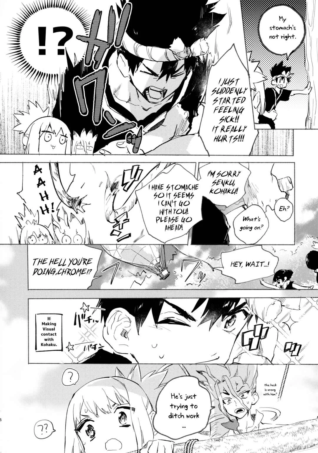 Dr.STONE - Sekki Sekai de Mabushii Natsu (Doujinshi) Chapter 1 - Page 7